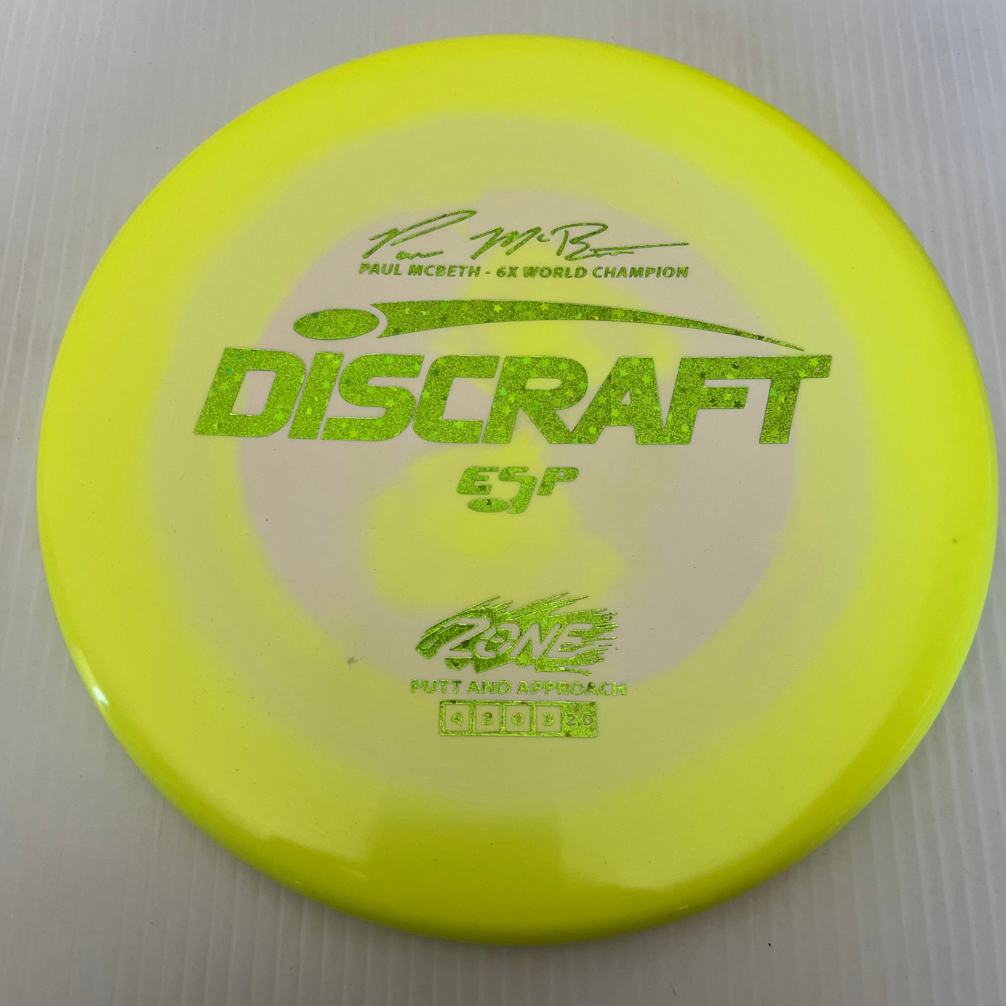 Discraft 6x Paul McBeth Swirly ESP Zone 4/3/0/3
