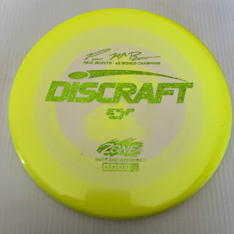 Discraft 6x Paul McBeth Swirly ESP Zone 4/3/0/3