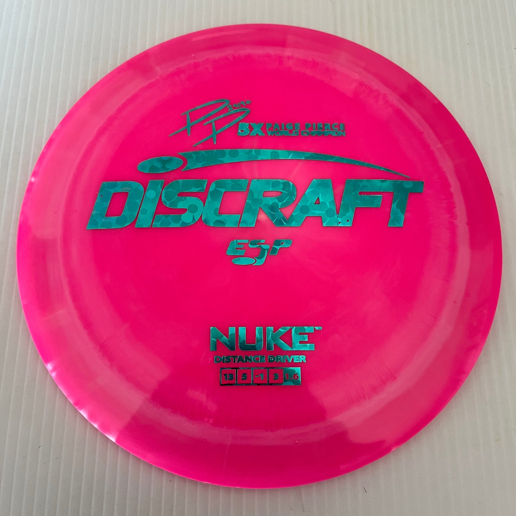 Discraft 5x Paige Pierce ESP Nuke 13/5/-1/3 (173-174g)