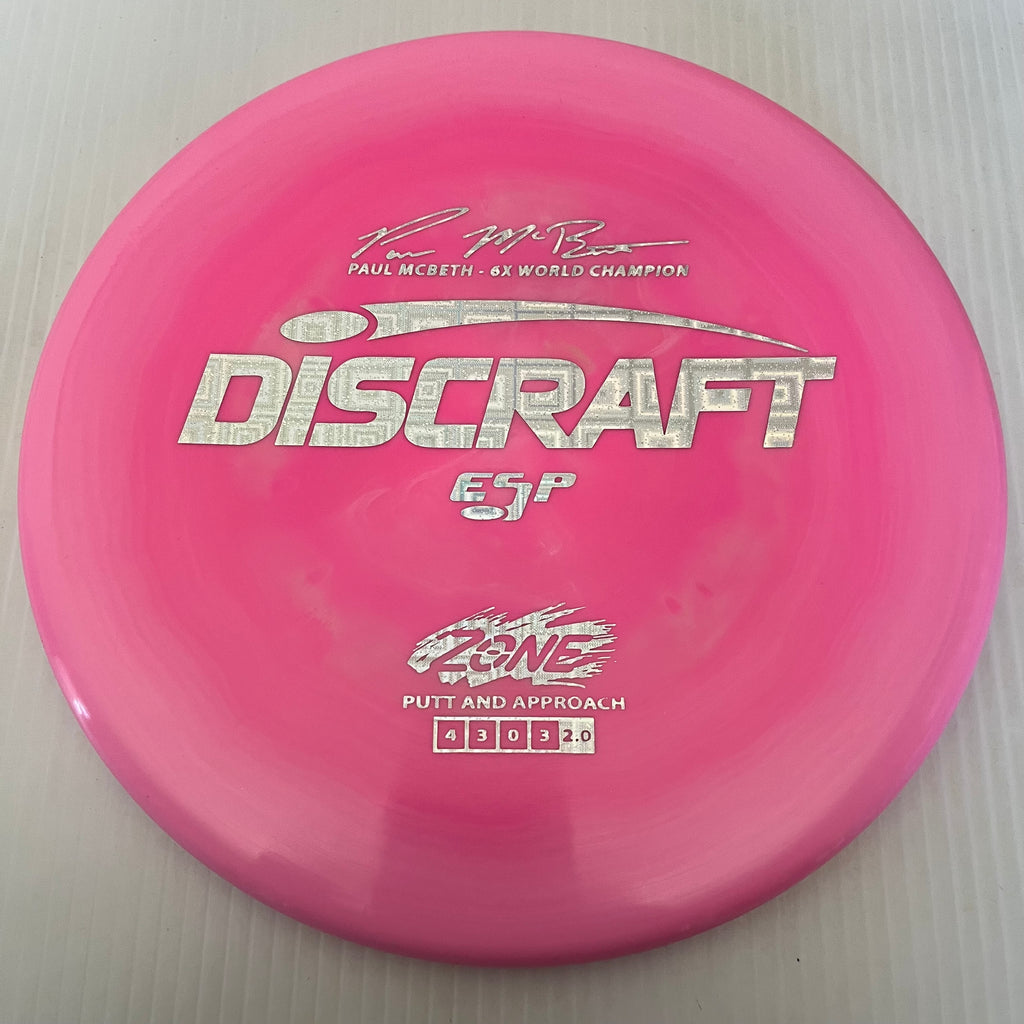 Discraft 6x Paul McBeth Swirly ESP Zone 4/3/0/3