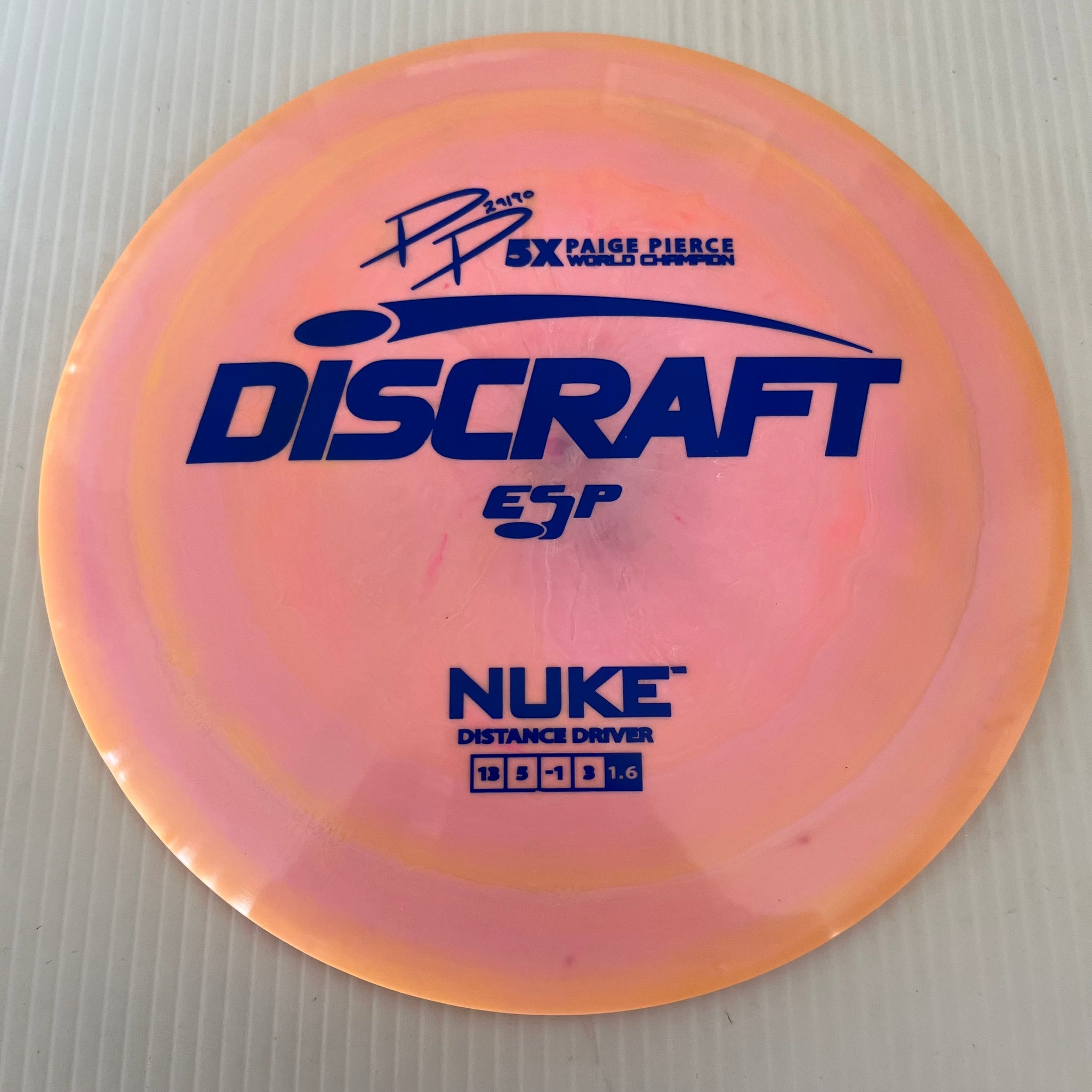 Discraft 5x Paige Pierce ESP Nuke 13/5/-1/3 (173-174g)