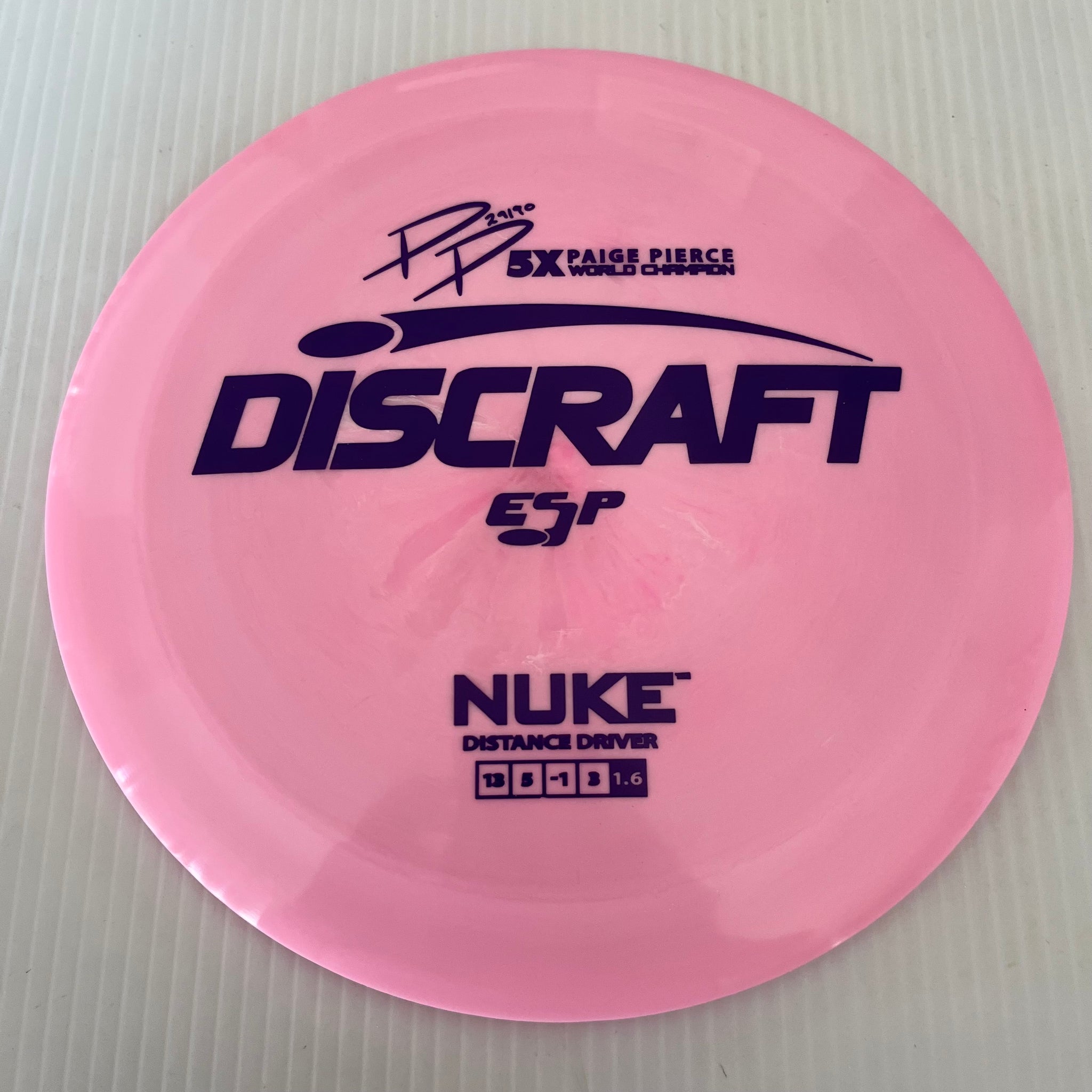 Discraft 5x Paige Pierce ESP Nuke 13/5/-1/3 (173-174g)