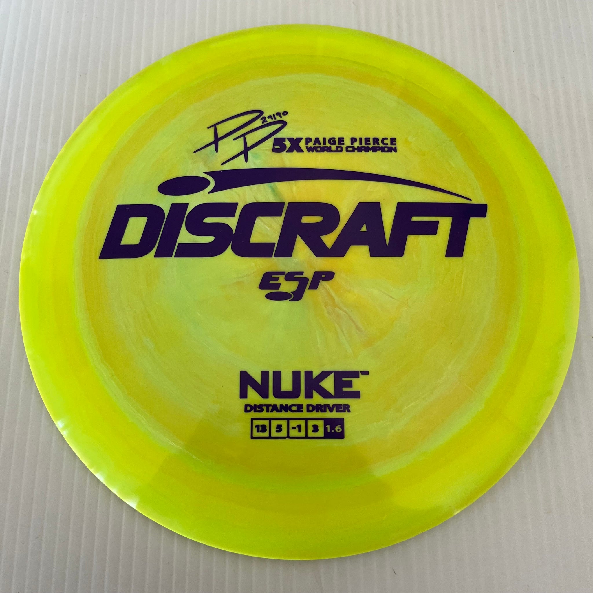 Discraft 5x Paige Pierce ESP Nuke 13/5/-1/3 (173-174g)