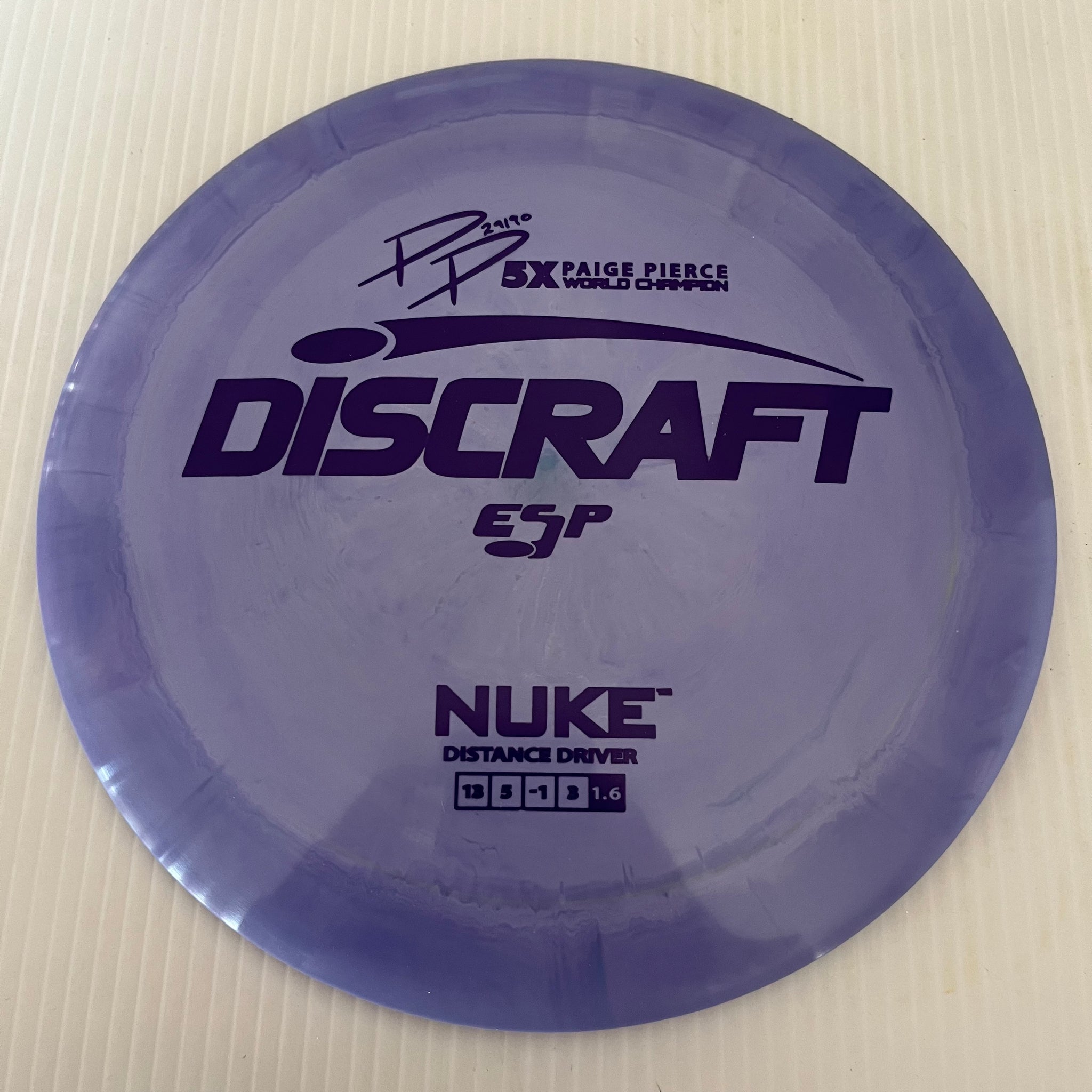 Discraft 5x Paige Pierce ESP Nuke 13/5/-1/3 (173-174g)