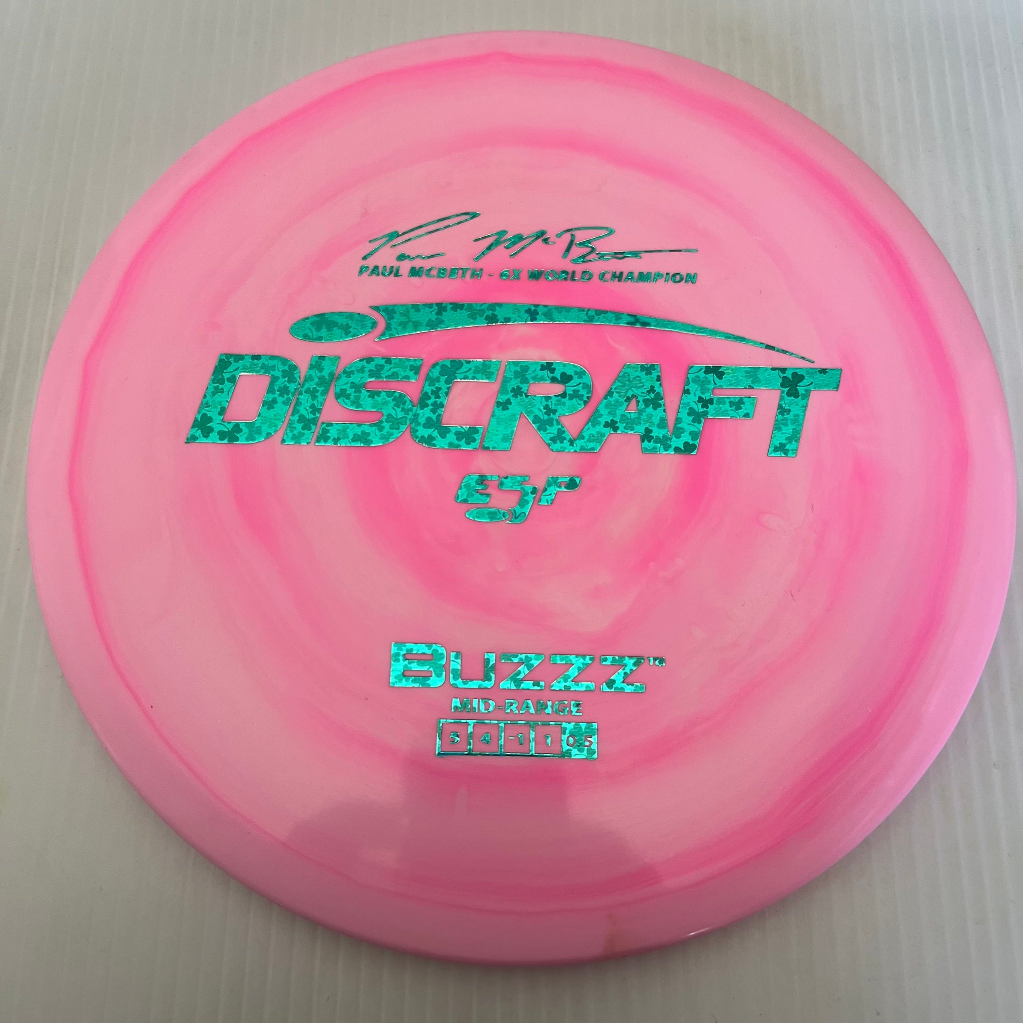 Discraft 6x Paul McBeth ESP Buzzz 5/4/-1/1 (177+g)