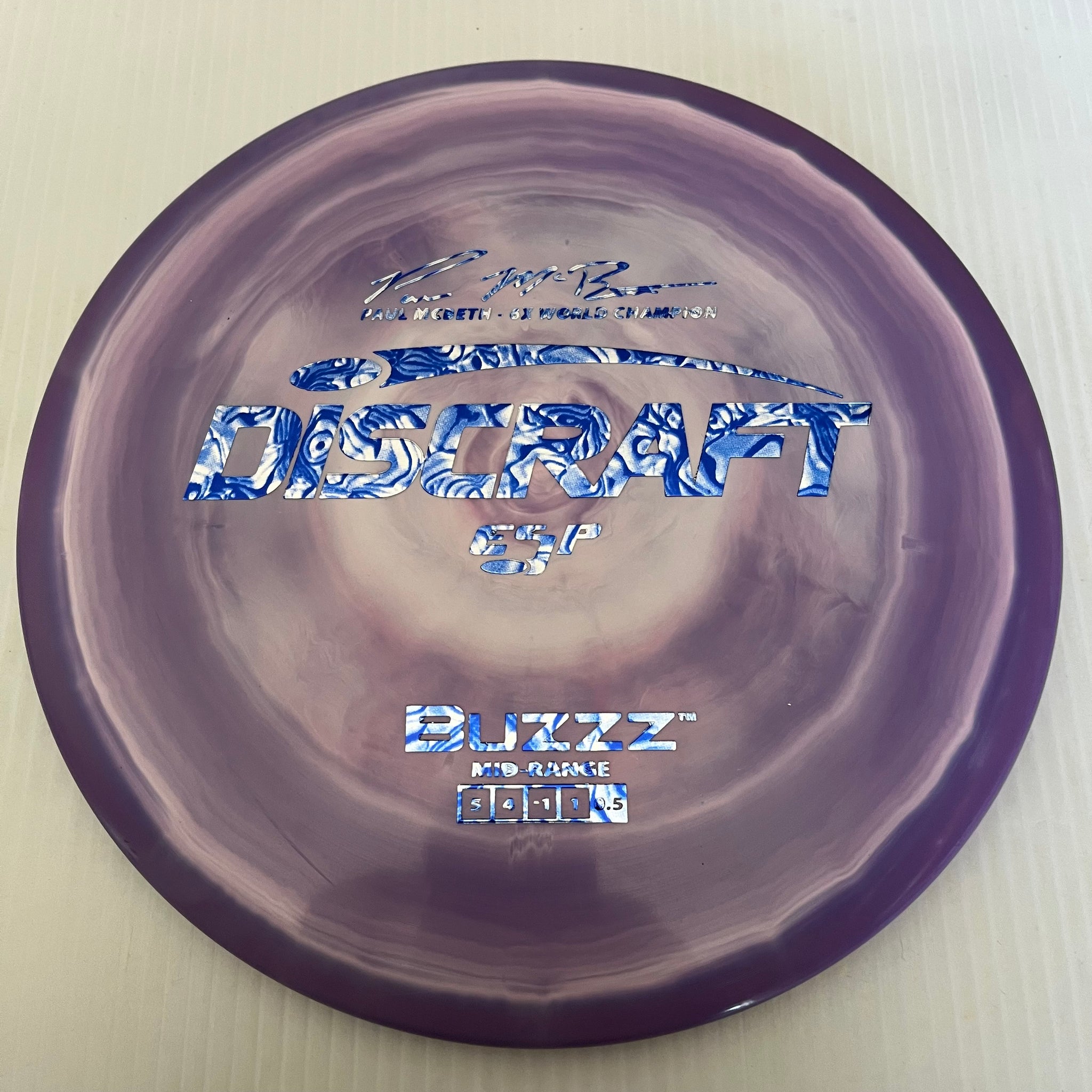 Discraft 6x Paul McBeth ESP Buzzz 5/4/-1/1 (177+g)