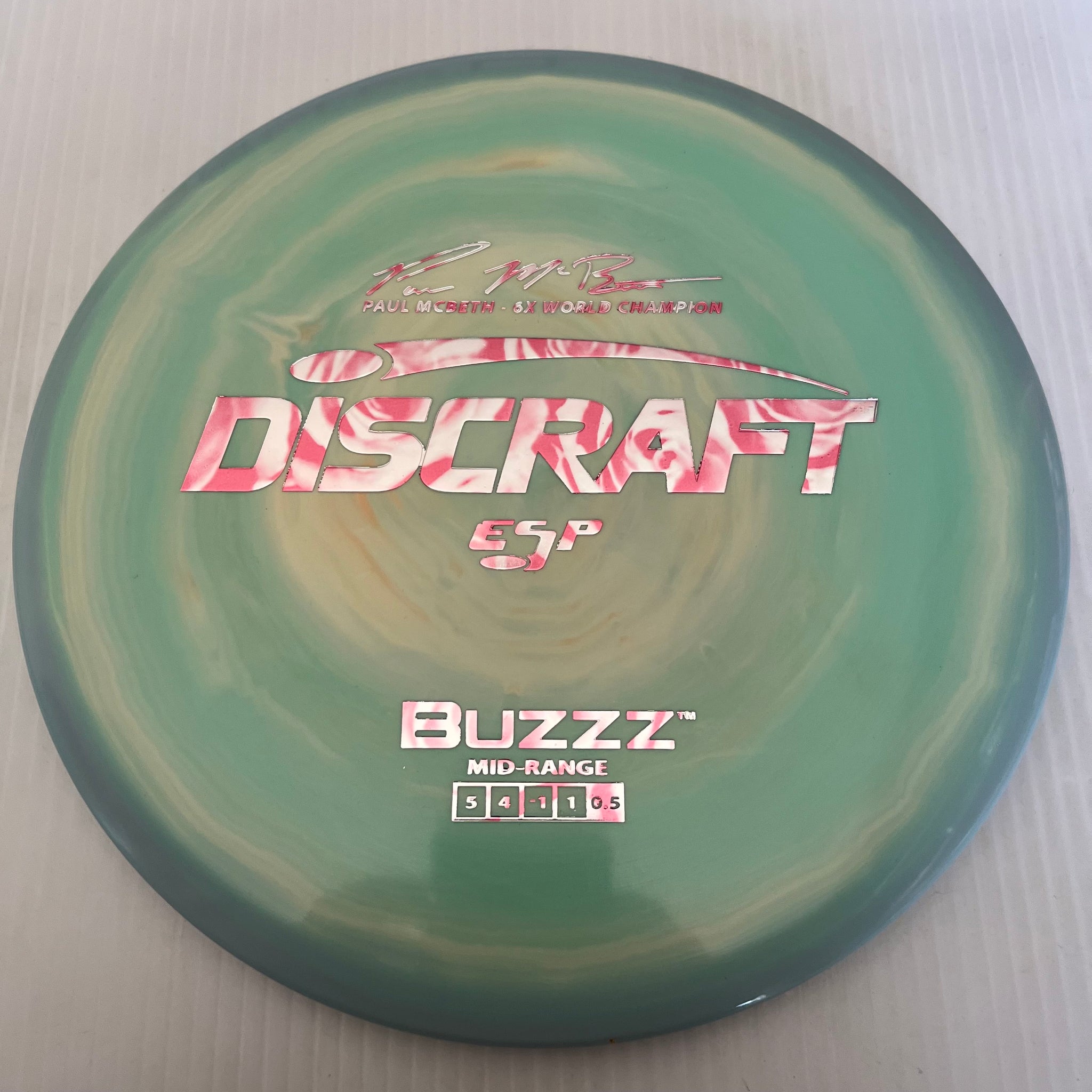 Discraft 6x Paul McBeth ESP Buzzz 5/4/-1/1 (177+g)