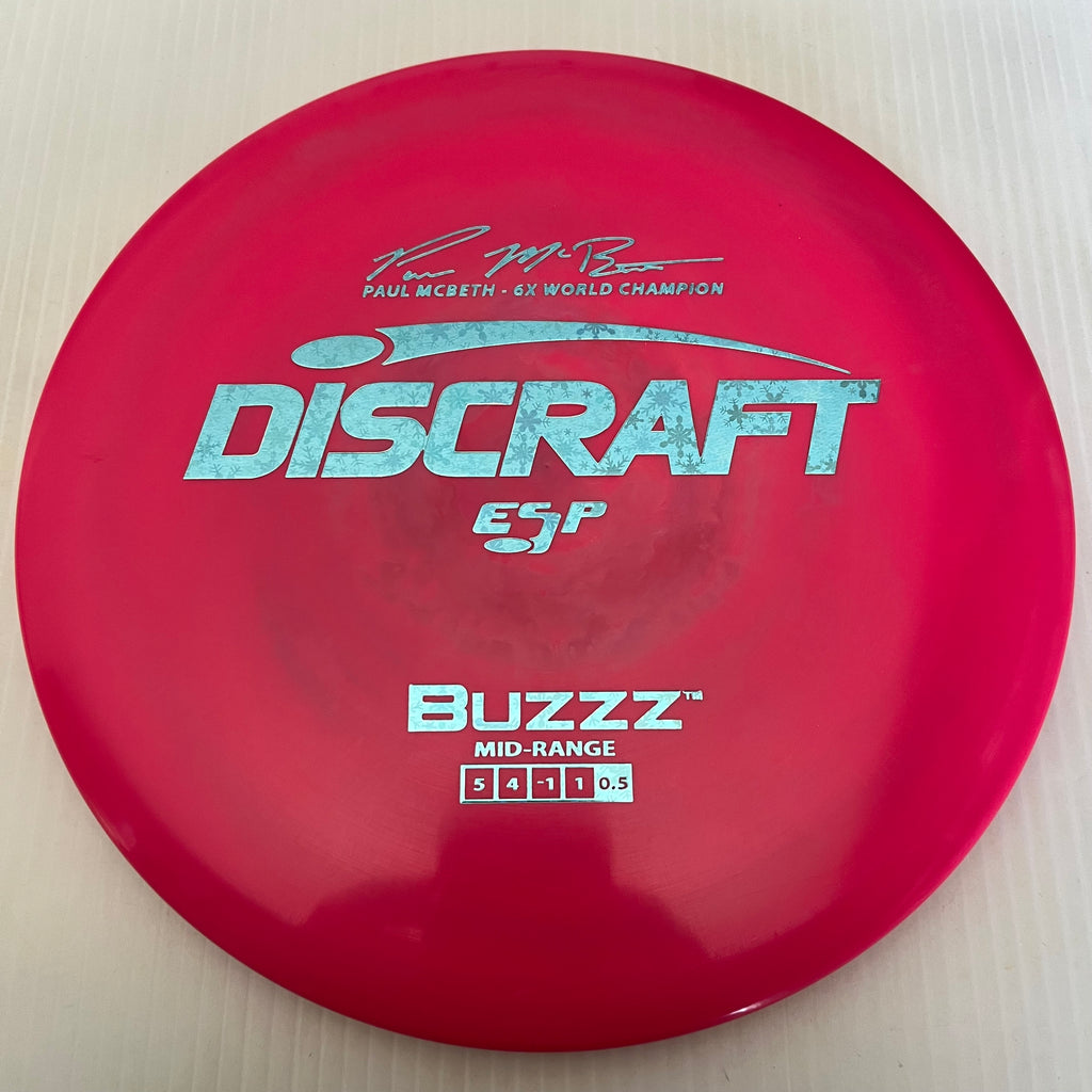Discraft 6x Paul McBeth ESP Buzzz 5/4/-1/1 (177+g)