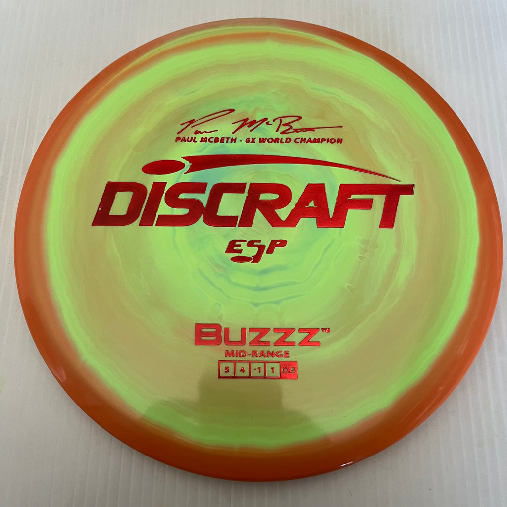 Discraft 6x Paul McBeth ESP Buzzz 5/4/-1/1 (177+g)