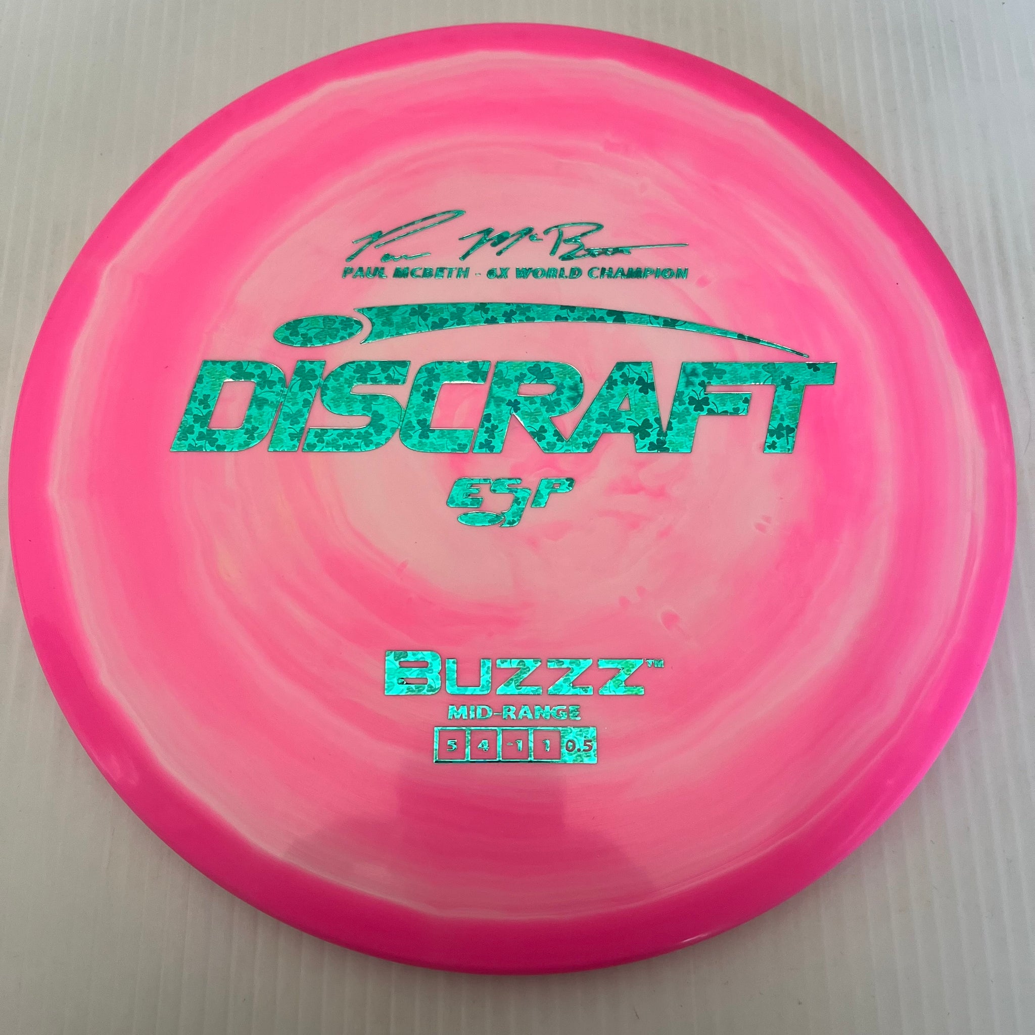 Discraft 6x Paul McBeth ESP Buzzz 5/4/-1/1 (177+g)