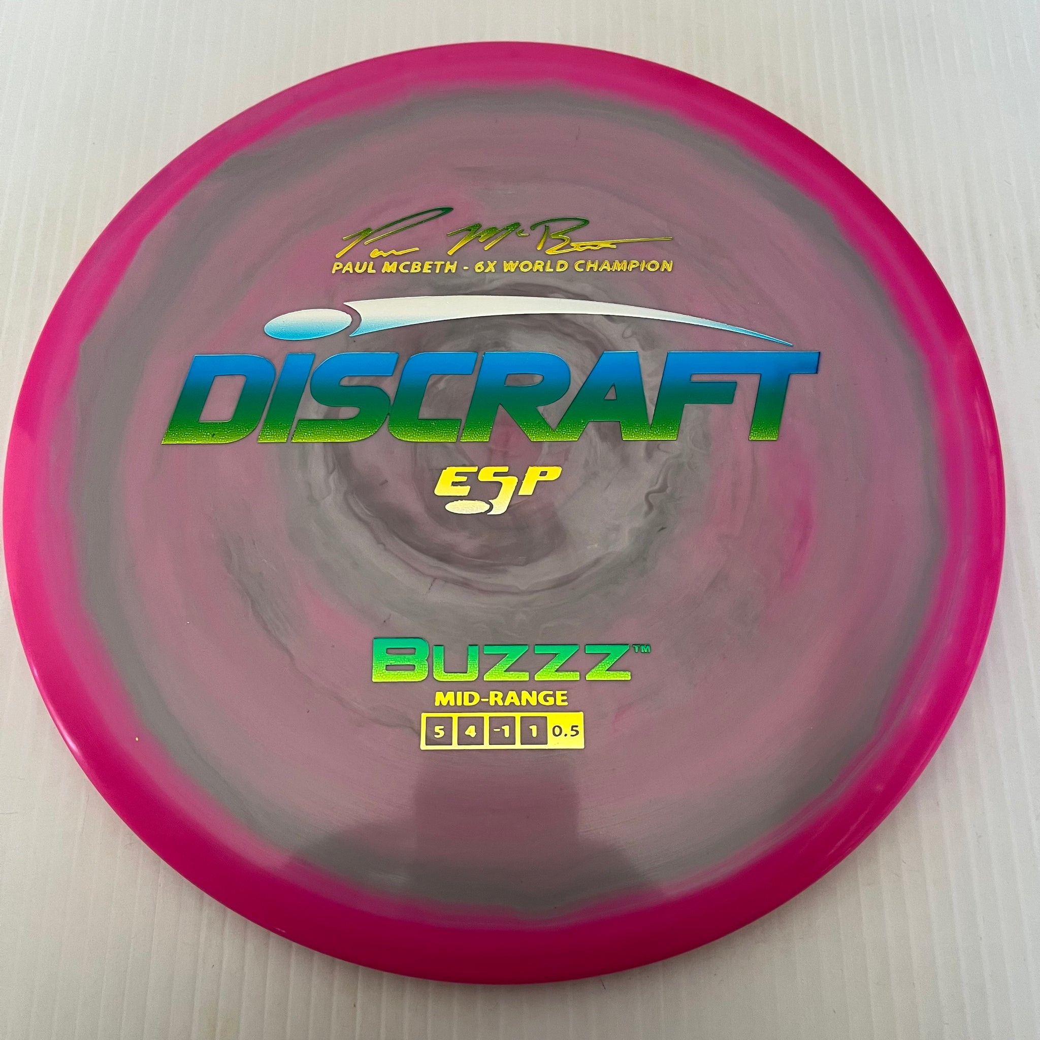 Discraft 6x Paul McBeth ESP Buzzz 5/4/-1/1 (Lightweights)