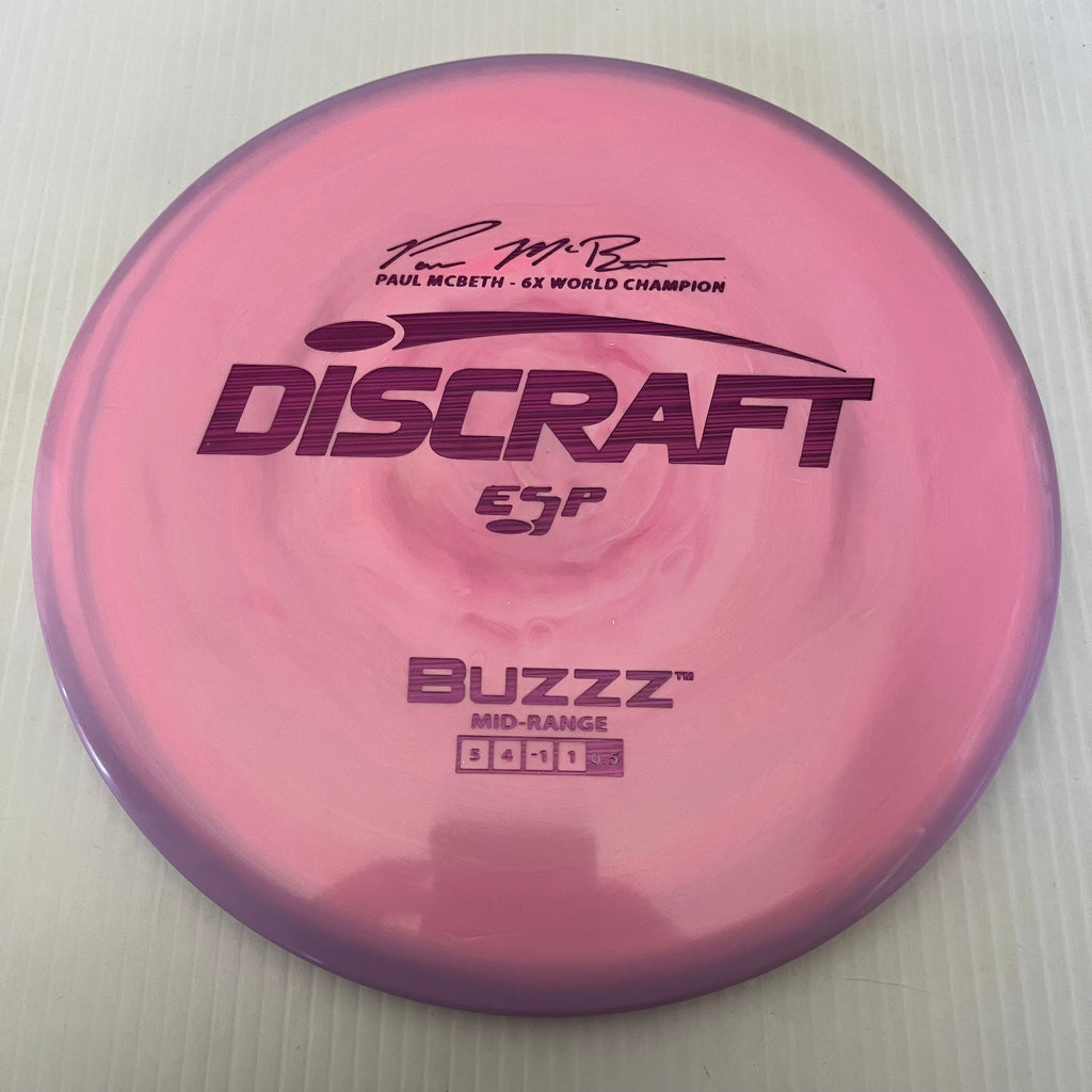 Discraft 6x Paul McBeth ESP Buzzz 5/4/-1/1 (Lightweights)