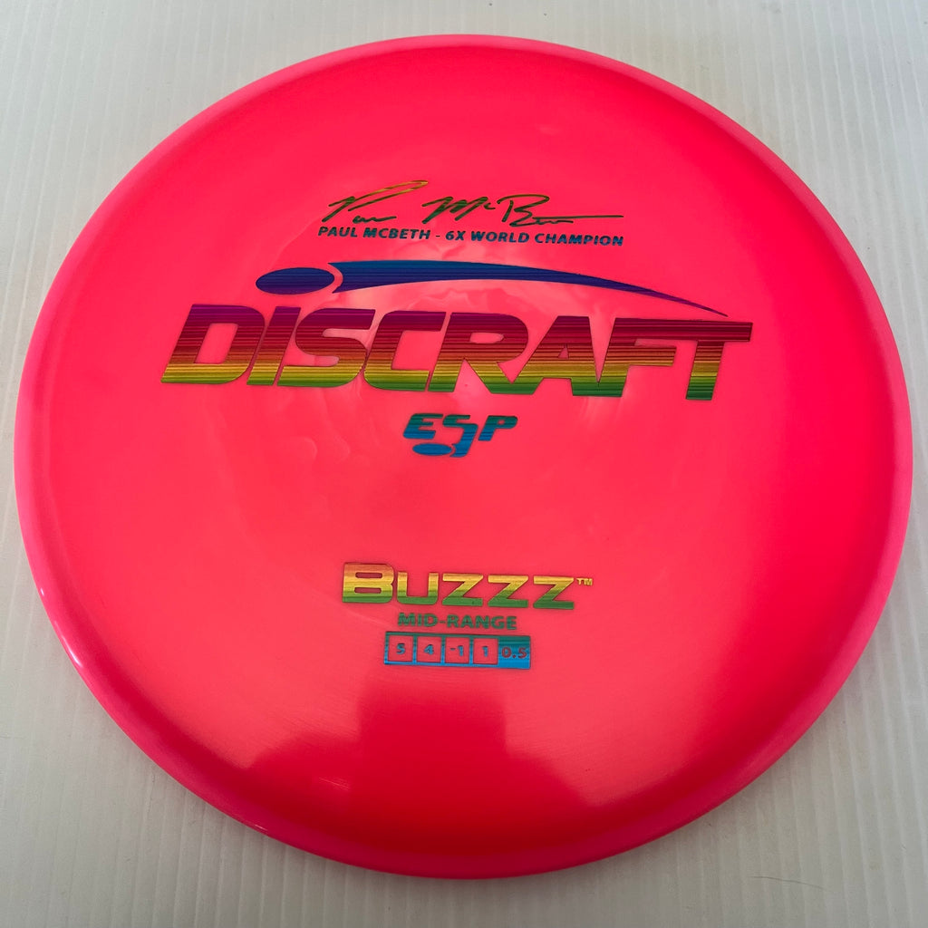 Discraft 6x Paul McBeth ESP Buzzz 5/4/-1/1 (Lightweights)