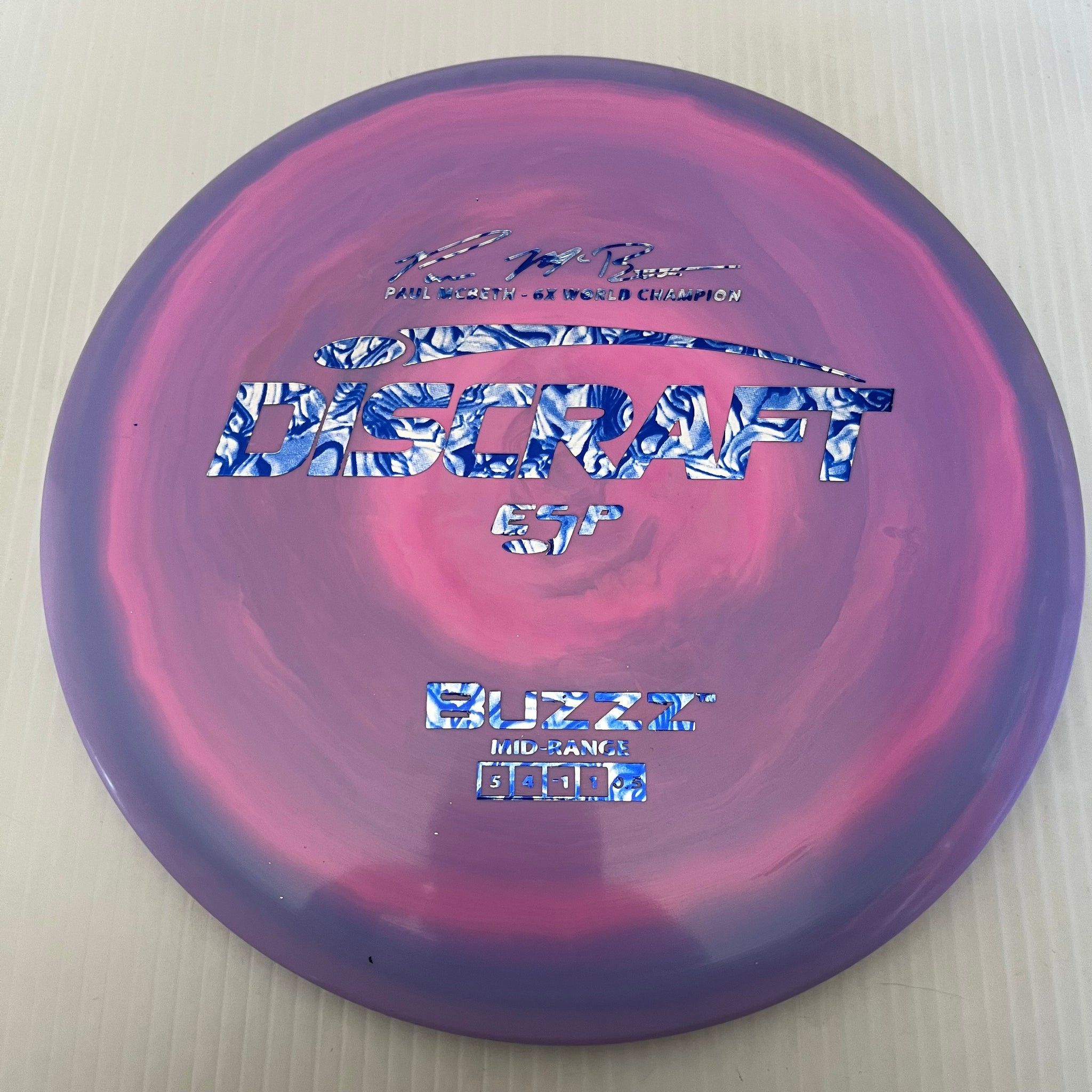 Discraft 6x Paul McBeth ESP Buzzz 5/4/-1/1 (Lightweights)
