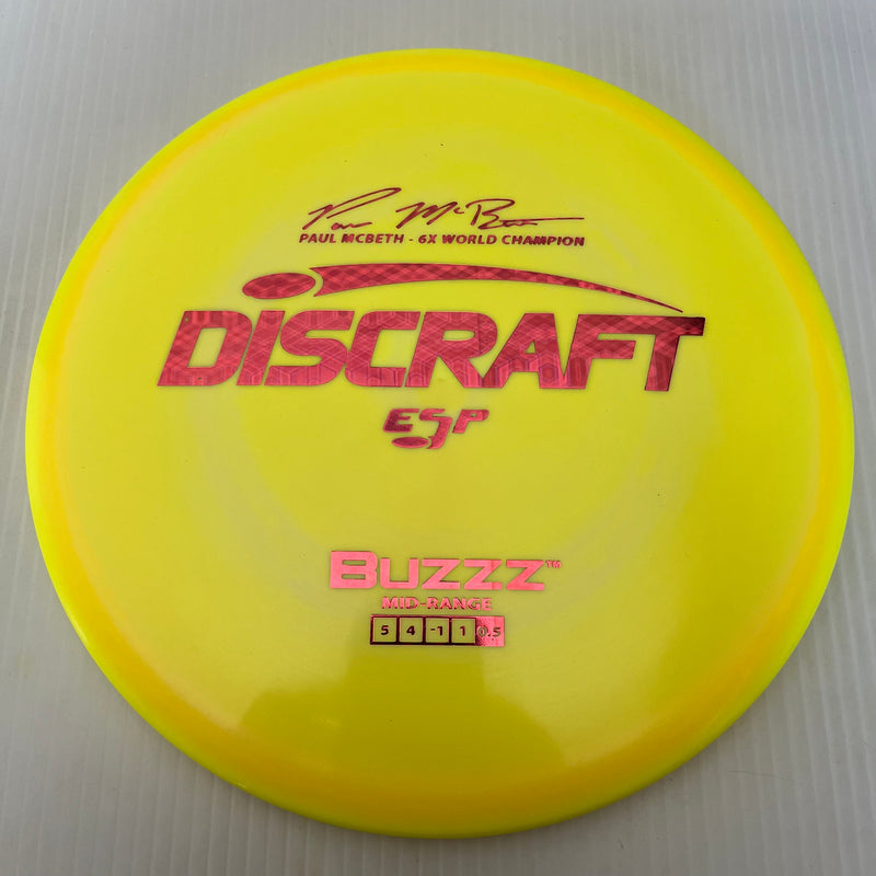 Discraft 6x Paul McBeth ESP Buzzz 5/4/-1/1 (Lightweights)