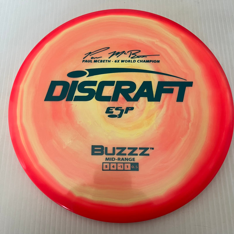 Discraft 6x Paul McBeth ESP Buzzz 5/4/-1/1 (Lightweights)