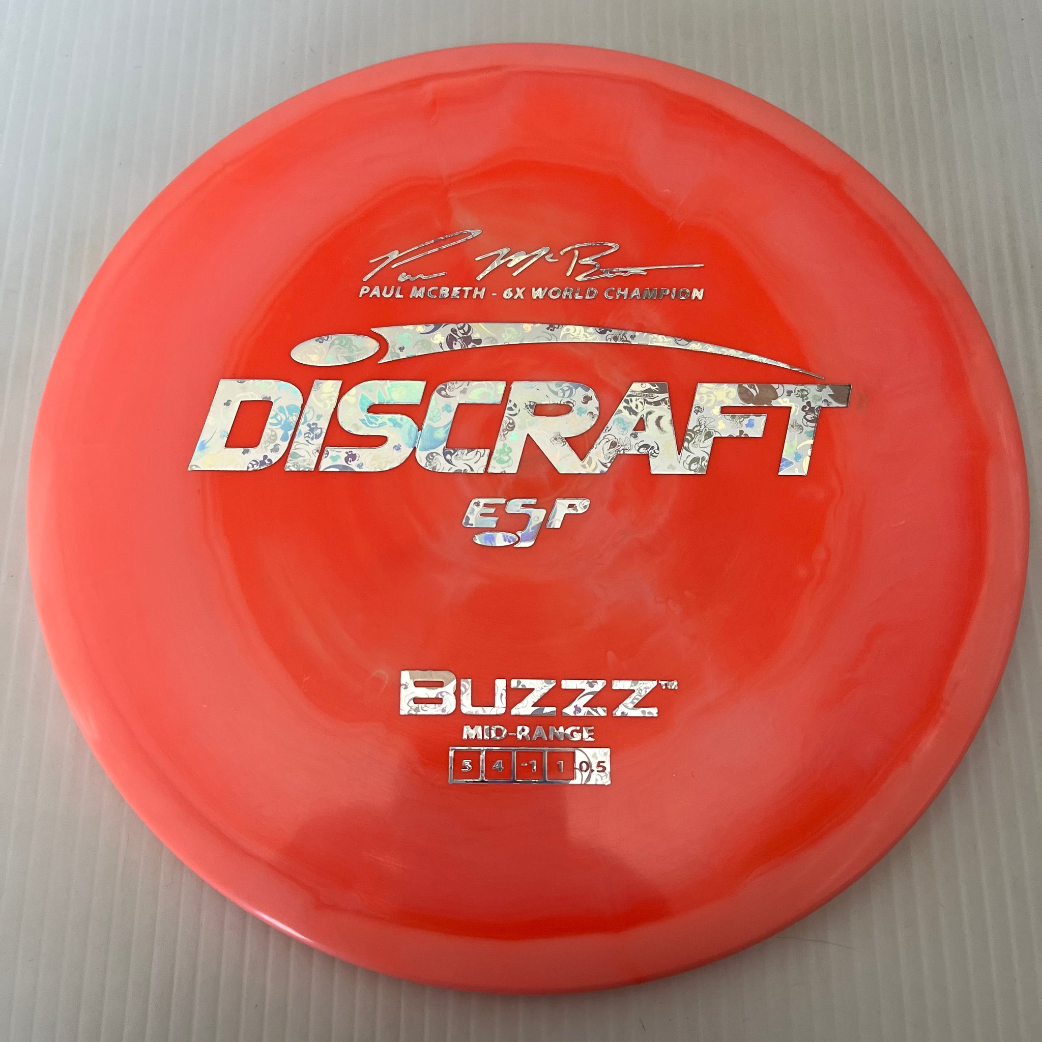 Discraft 6x Paul McBeth ESP Buzzz 5/4/-1/1 (Lightweights)