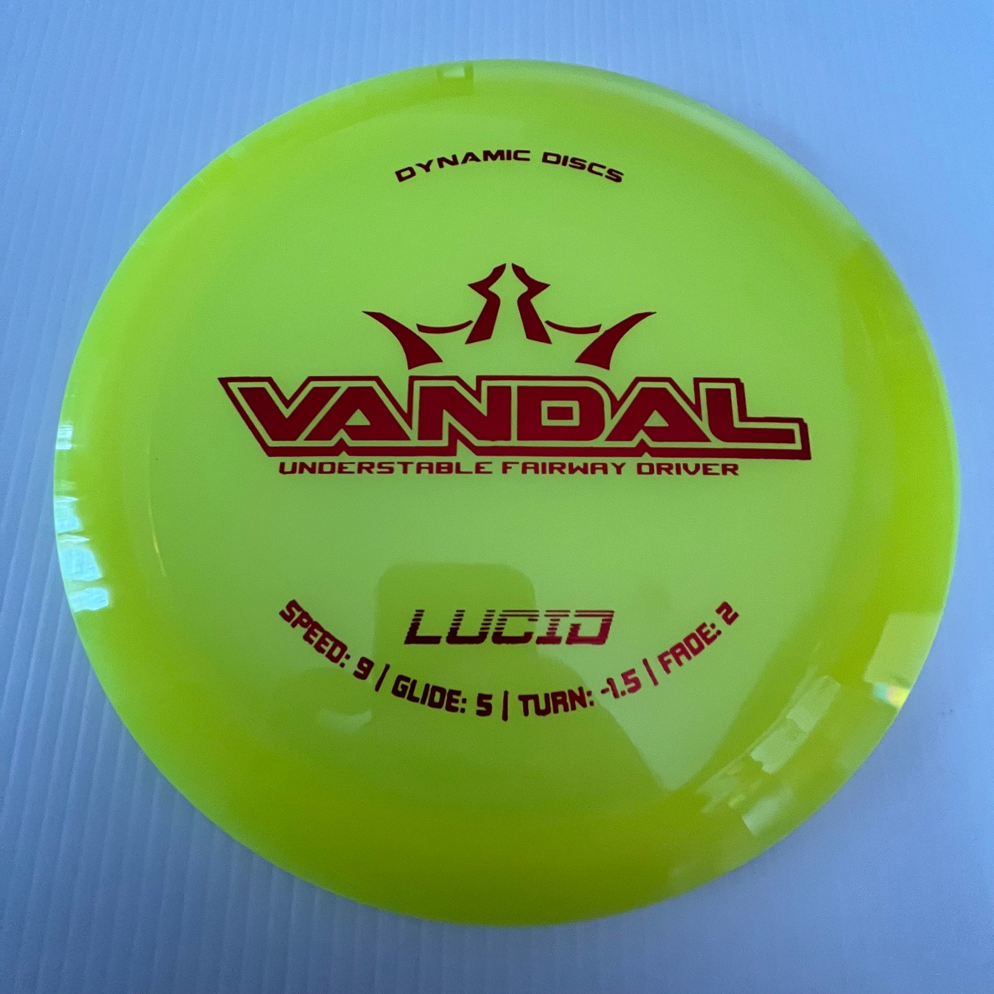 Dynamic Discs Lucid Vandal 9/5/-1.5/2