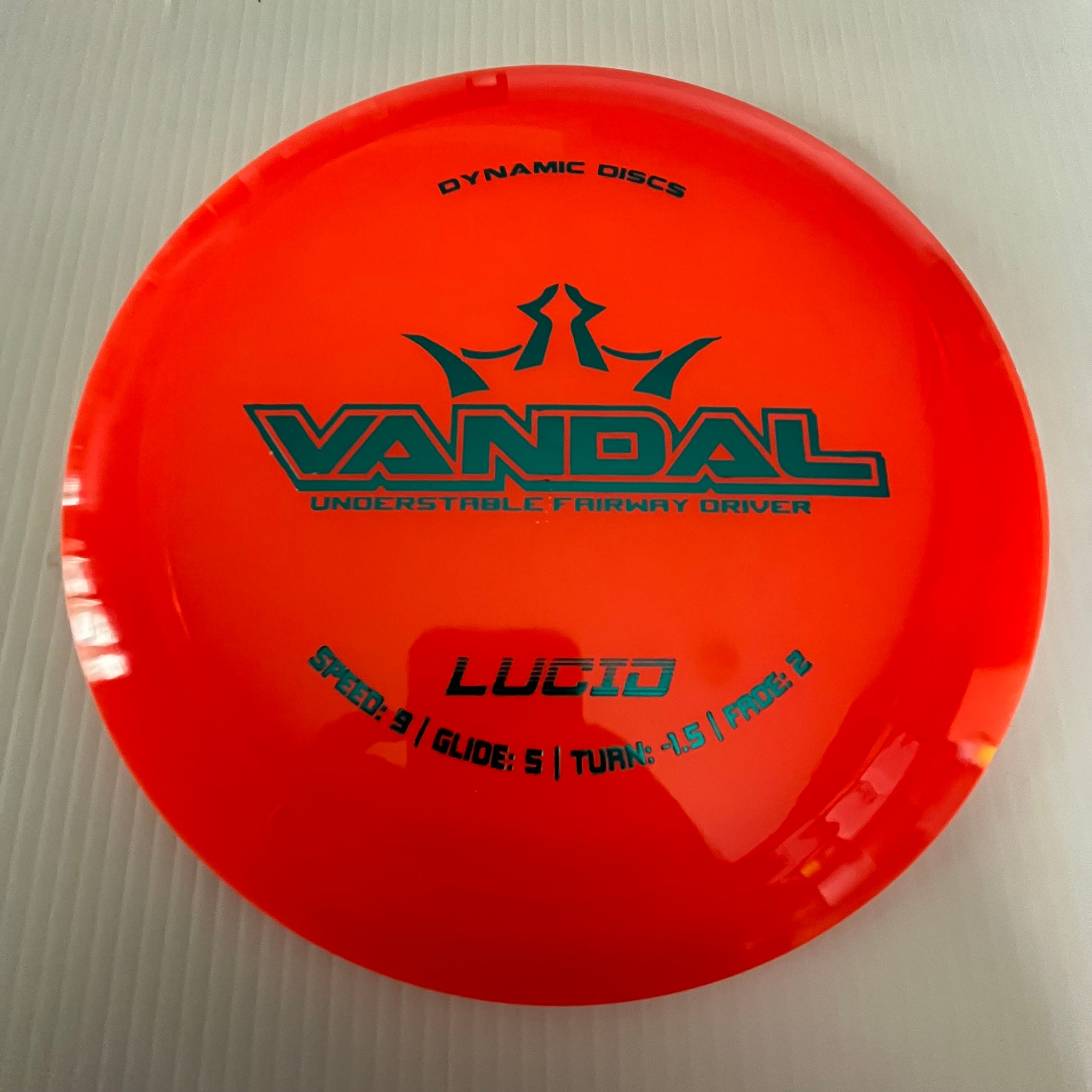 Dynamic Discs Lucid Vandal 9/5/-1.5/2