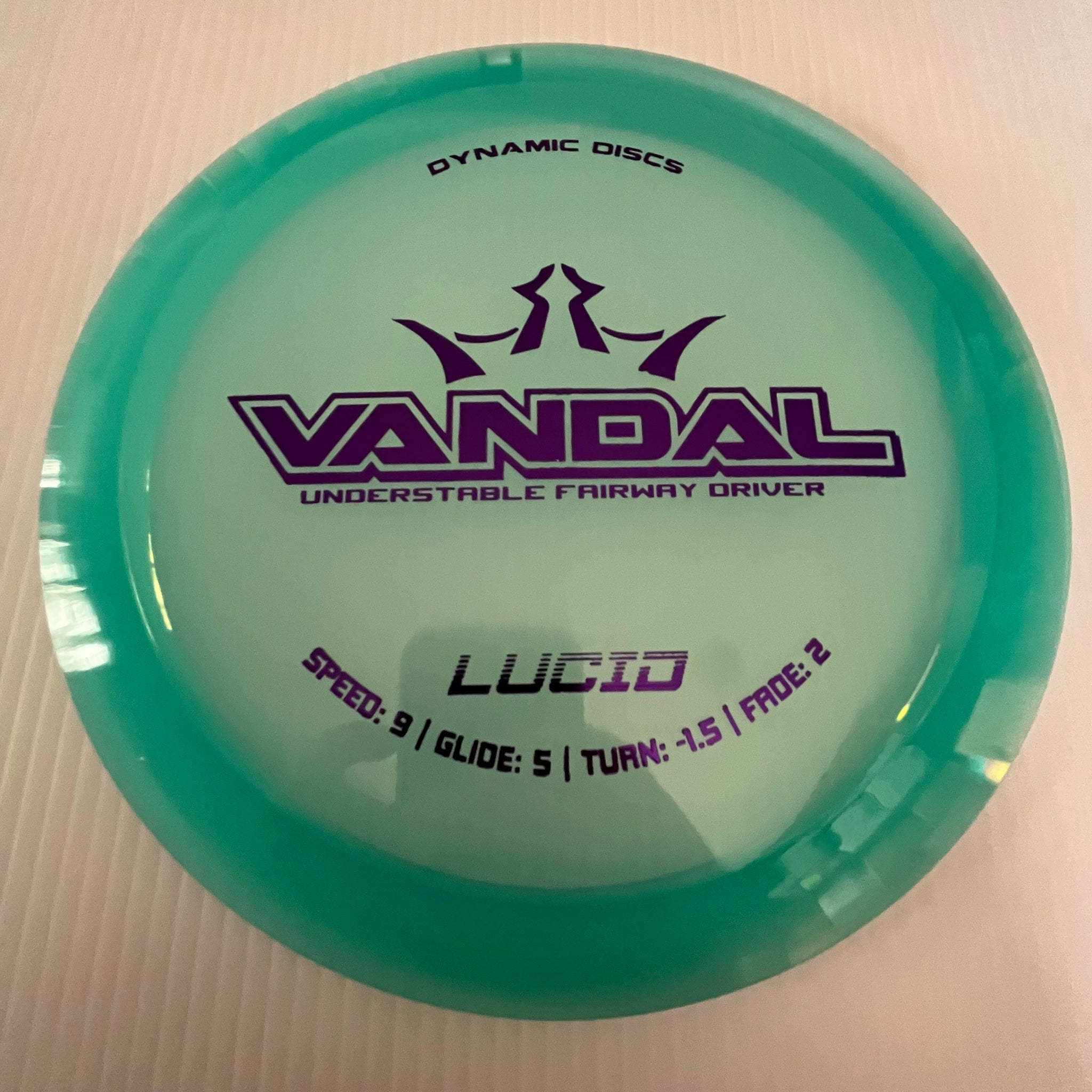 Dynamic Discs Lucid Vandal 9/5/-1.5/2