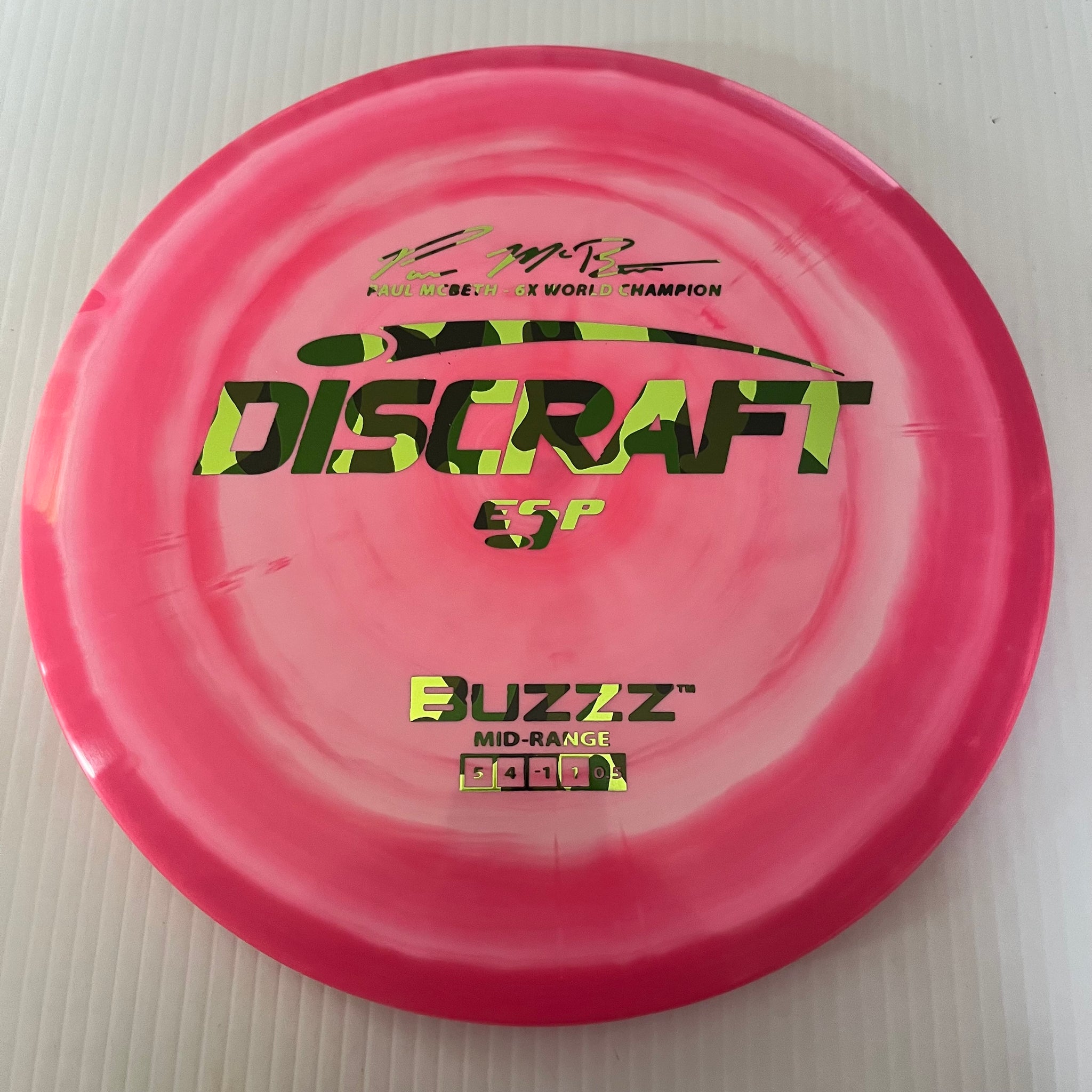 Discraft 6x Paul McBeth ESP Buzzz 5/4/-1/1 (177+g)