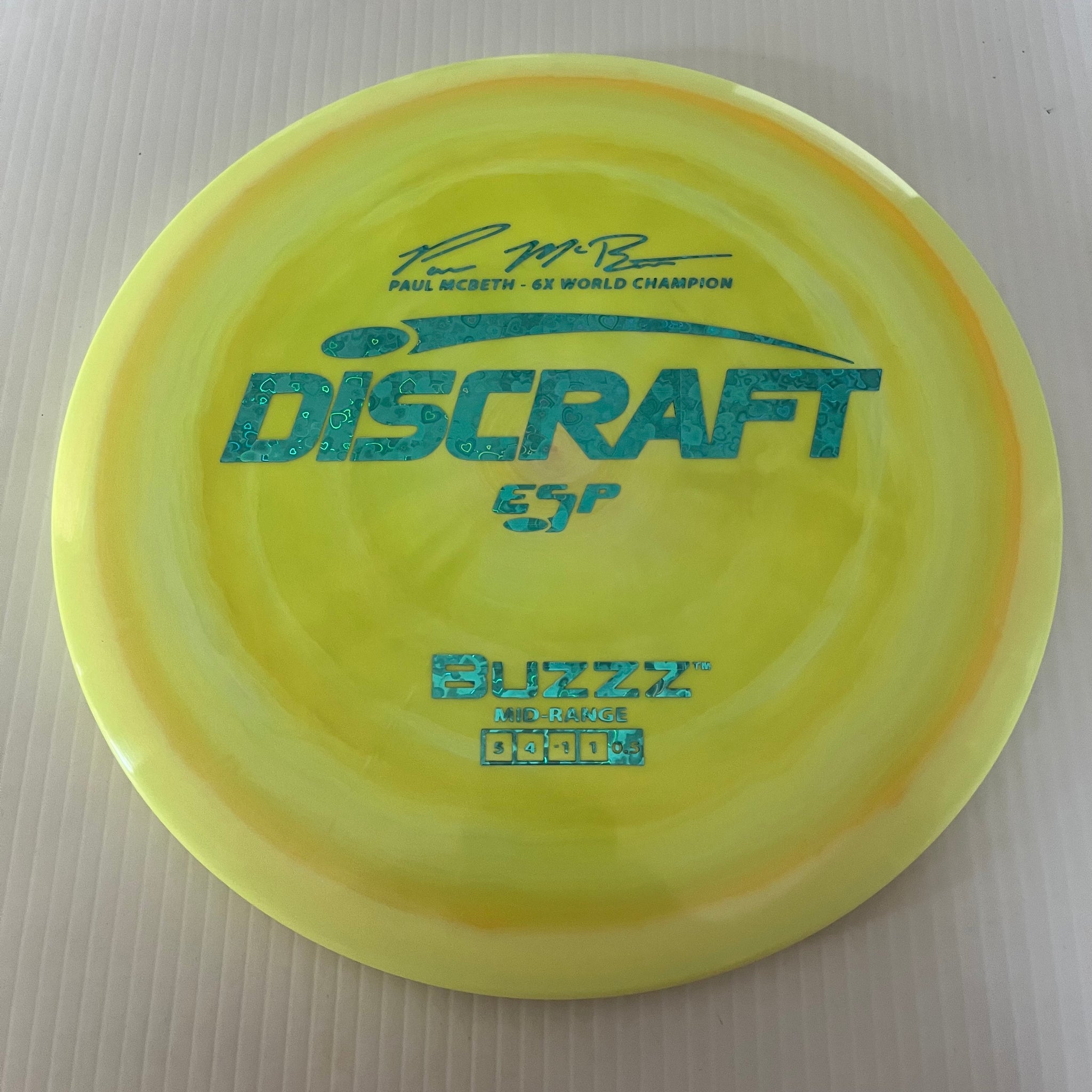 Discraft 6x Paul McBeth ESP Buzzz 5/4/-1/1 (177+g)
