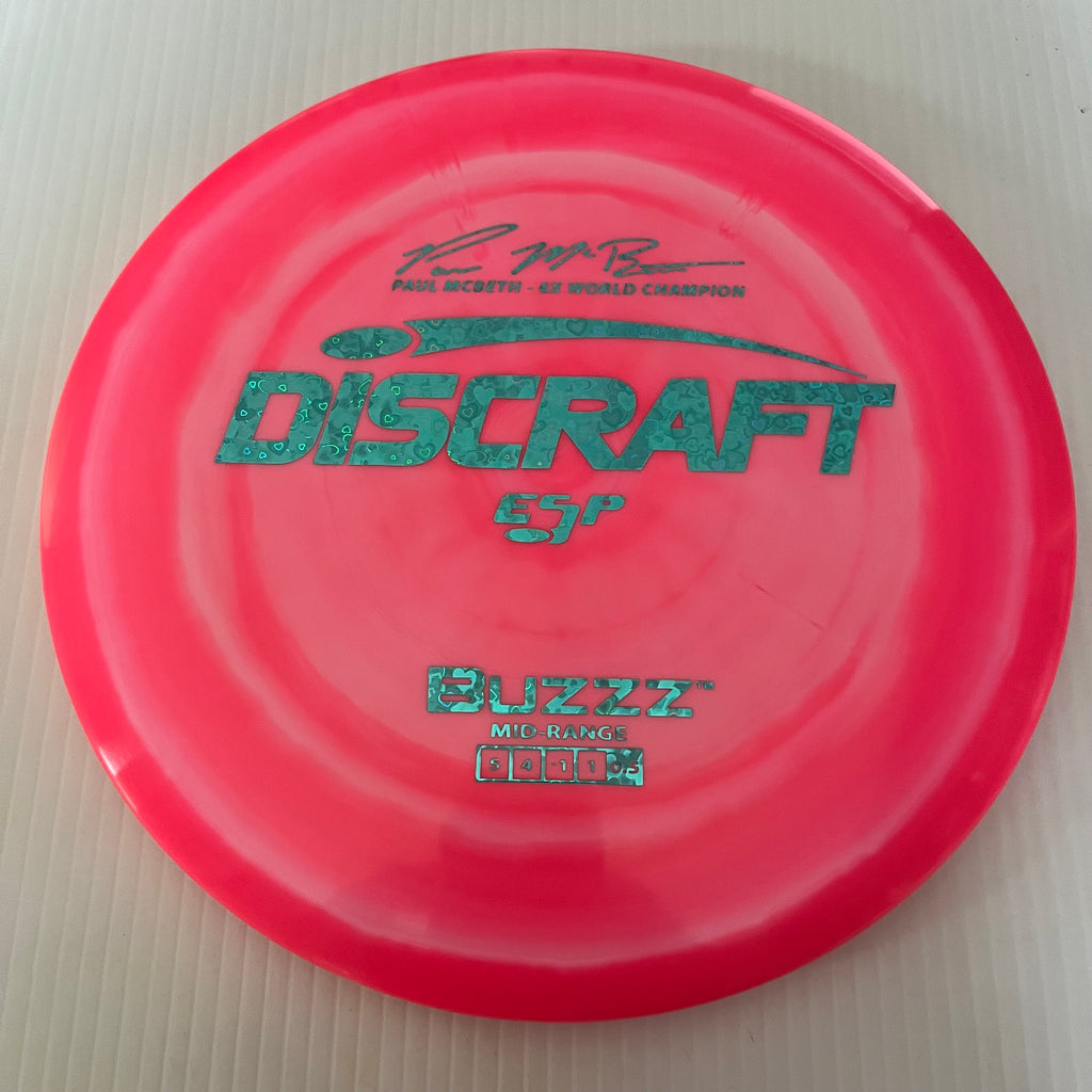 Discraft 6x Paul McBeth ESP Buzzz 5/4/-1/1 (177+g)