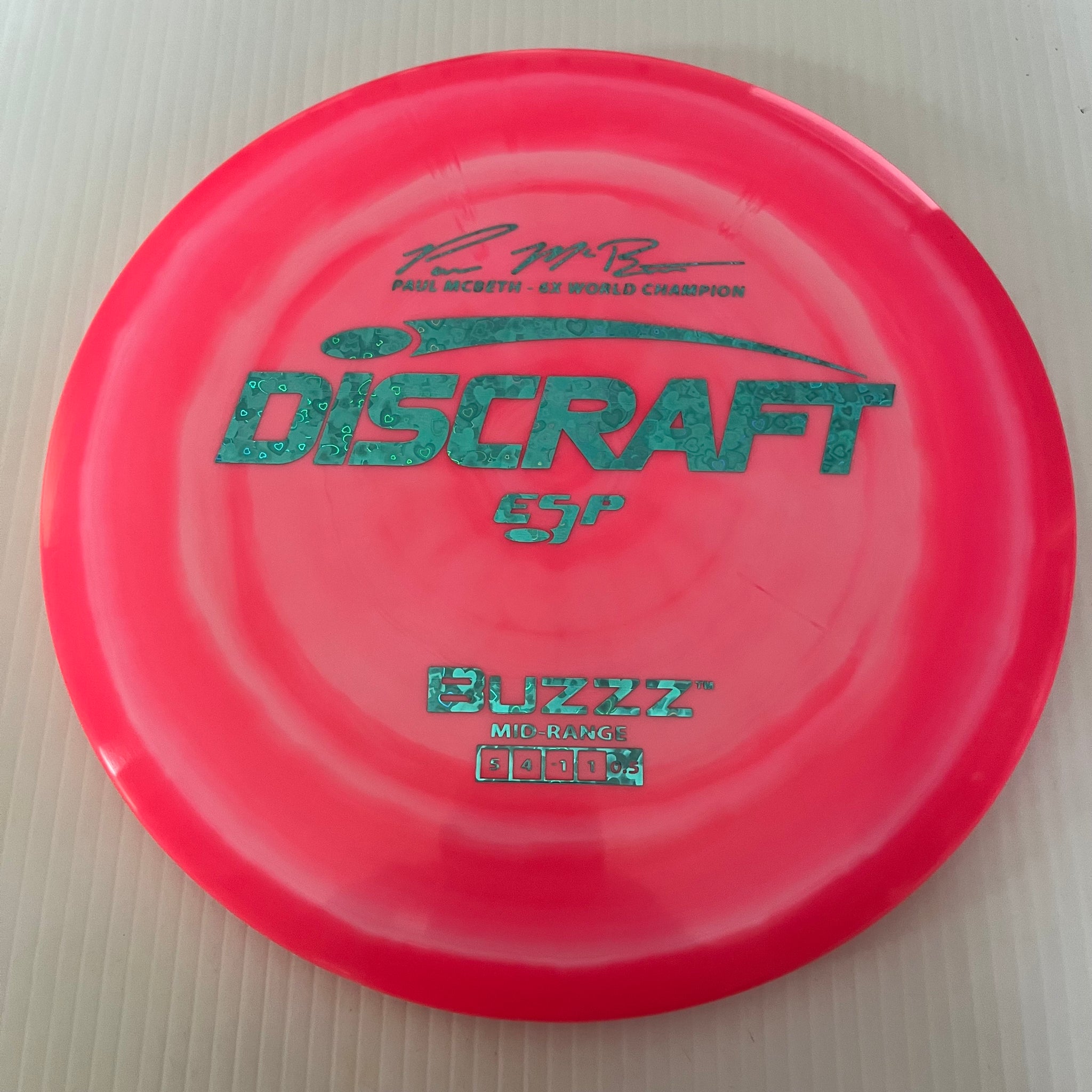 Discraft 6x Paul McBeth ESP Buzzz 5/4/-1/1 (177+g)