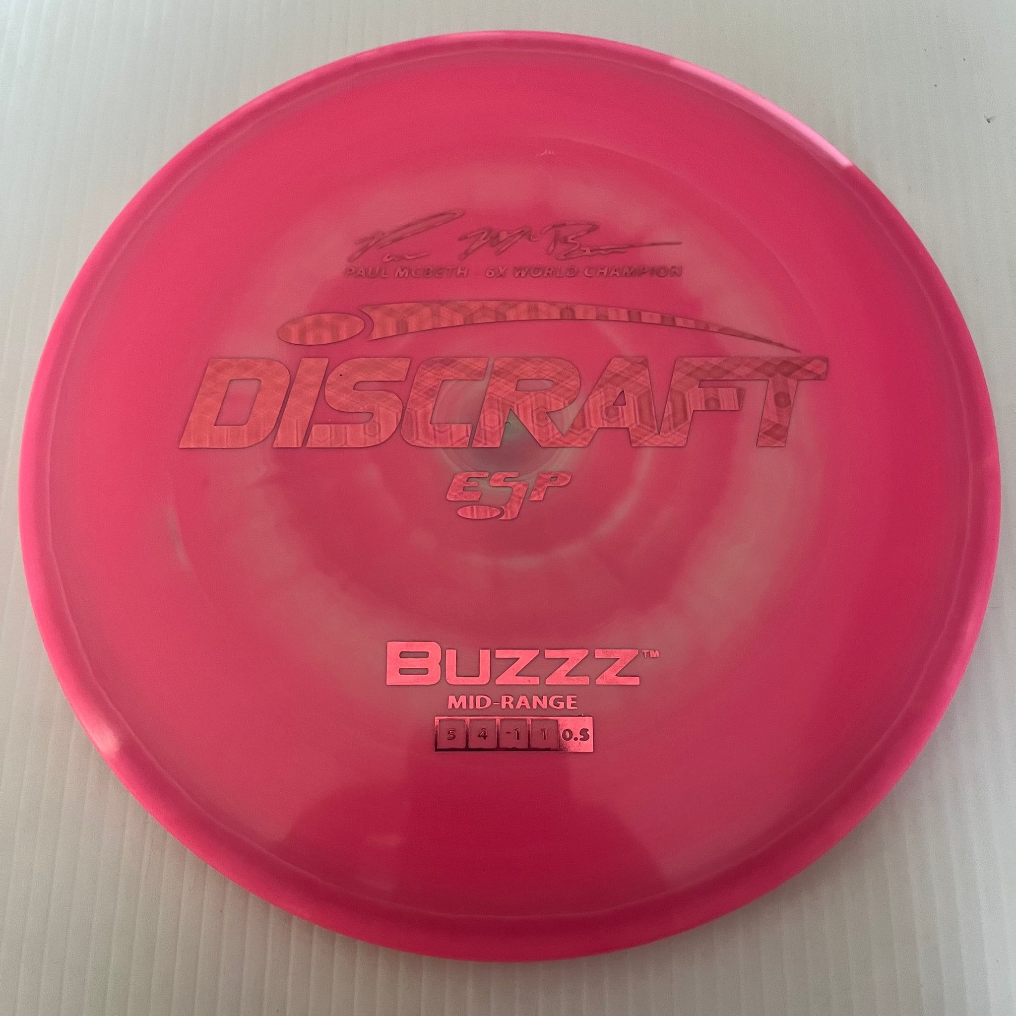 Discraft 6x Paul McBeth ESP Buzzz 5/4/-1/1 (177+g)