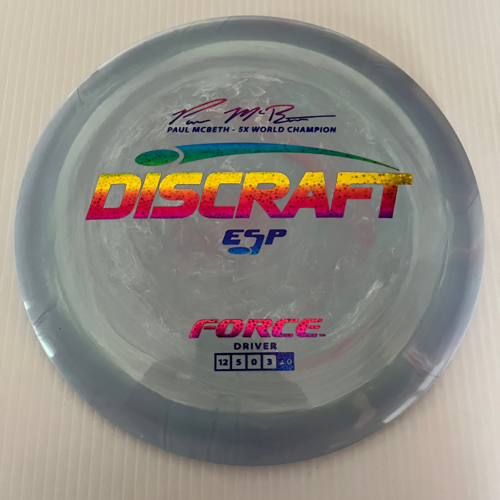 Discraft 5x Paul McBeth ESP Force 12/5/0/3 (173-174 grams)