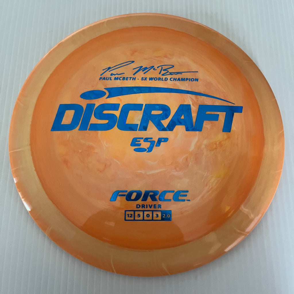 Discraft 5x Paul McBeth ESP Force 12/5/0/3 (173-174 grams)
