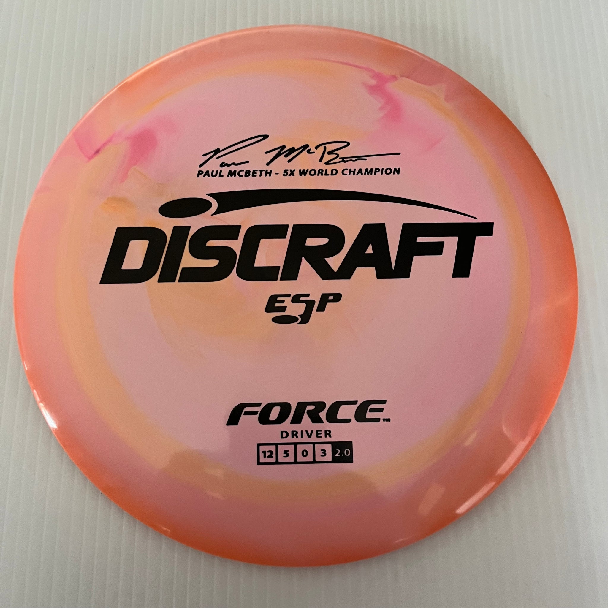 Discraft 5x Paul McBeth ESP Force 12/5/0/3 (173-174 grams)