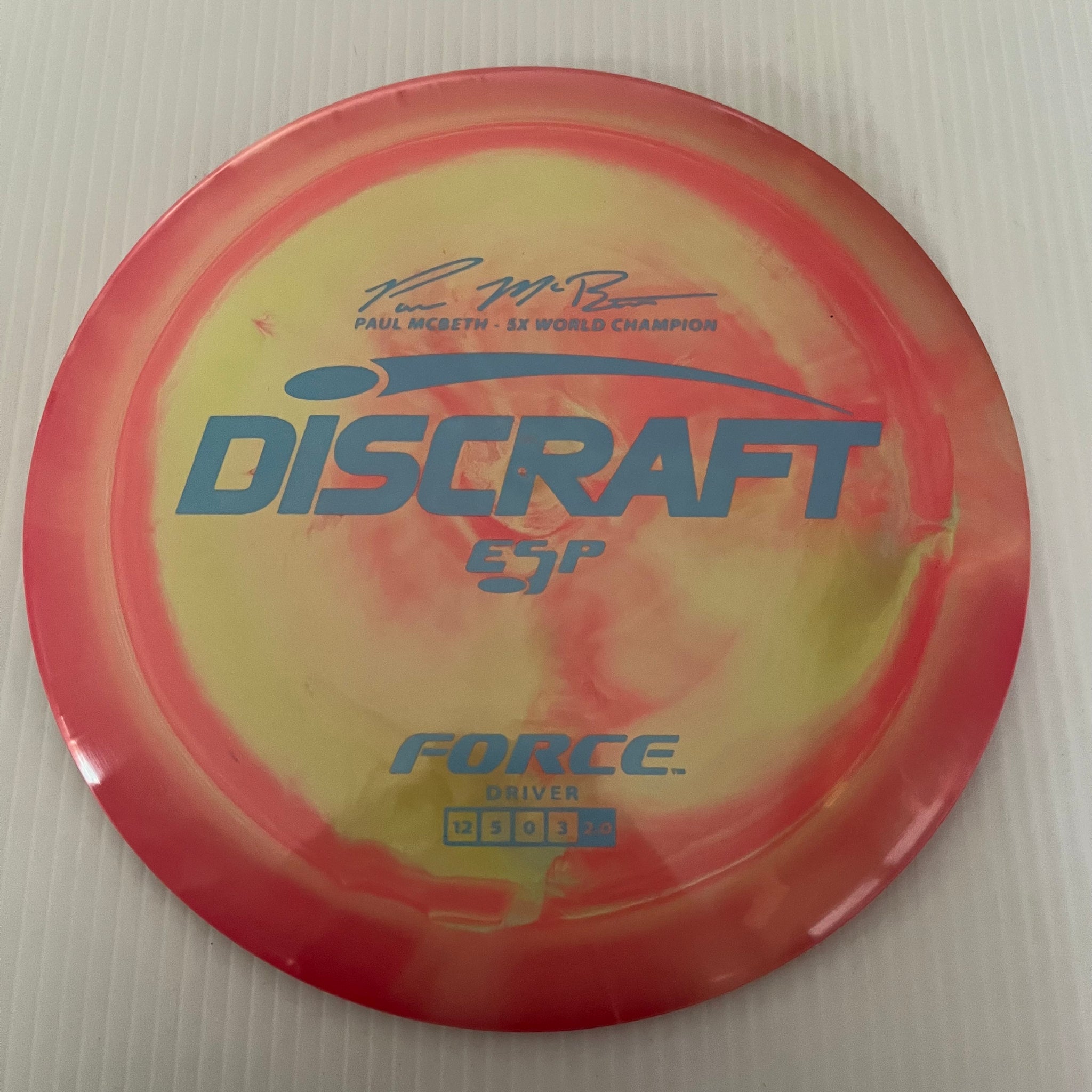 Discraft 5x Paul McBeth ESP Force 12/5/0/3 (173-174 grams)