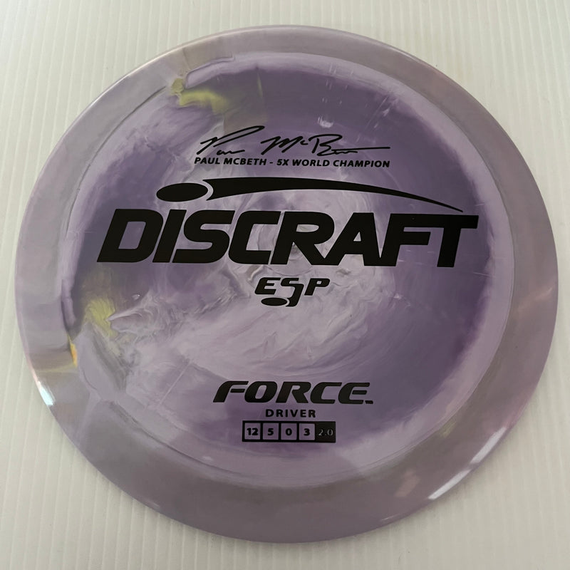 Discraft 5x Paul McBeth ESP Force 12/5/0/3 (173-174 grams)
