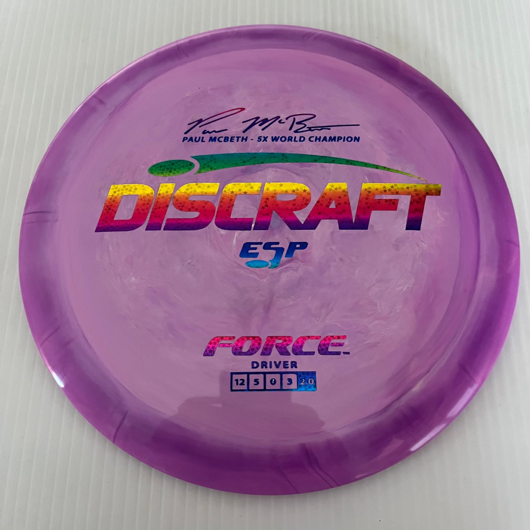 Discraft 5x Paul McBeth ESP Force 12/5/0/3 (173-174 grams)