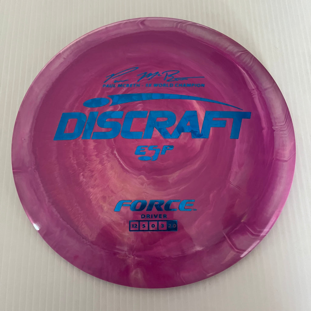 Discraft 5x Paul McBeth ESP Force 12/5/0/3 (173-174 grams)
