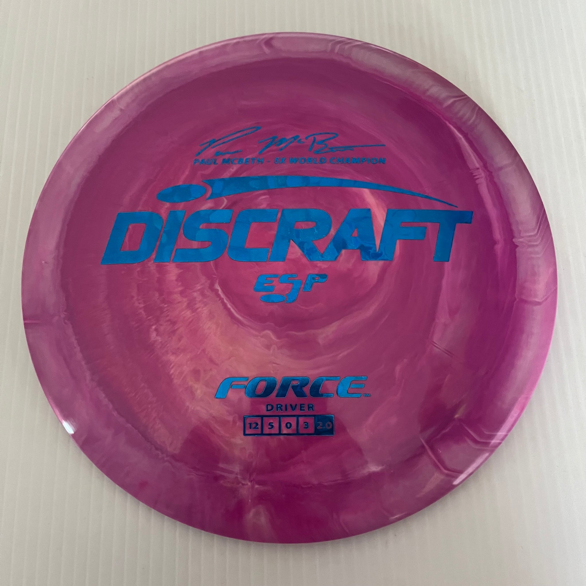 Discraft 5x Paul McBeth ESP Force 12/5/0/3 (173-174 grams)