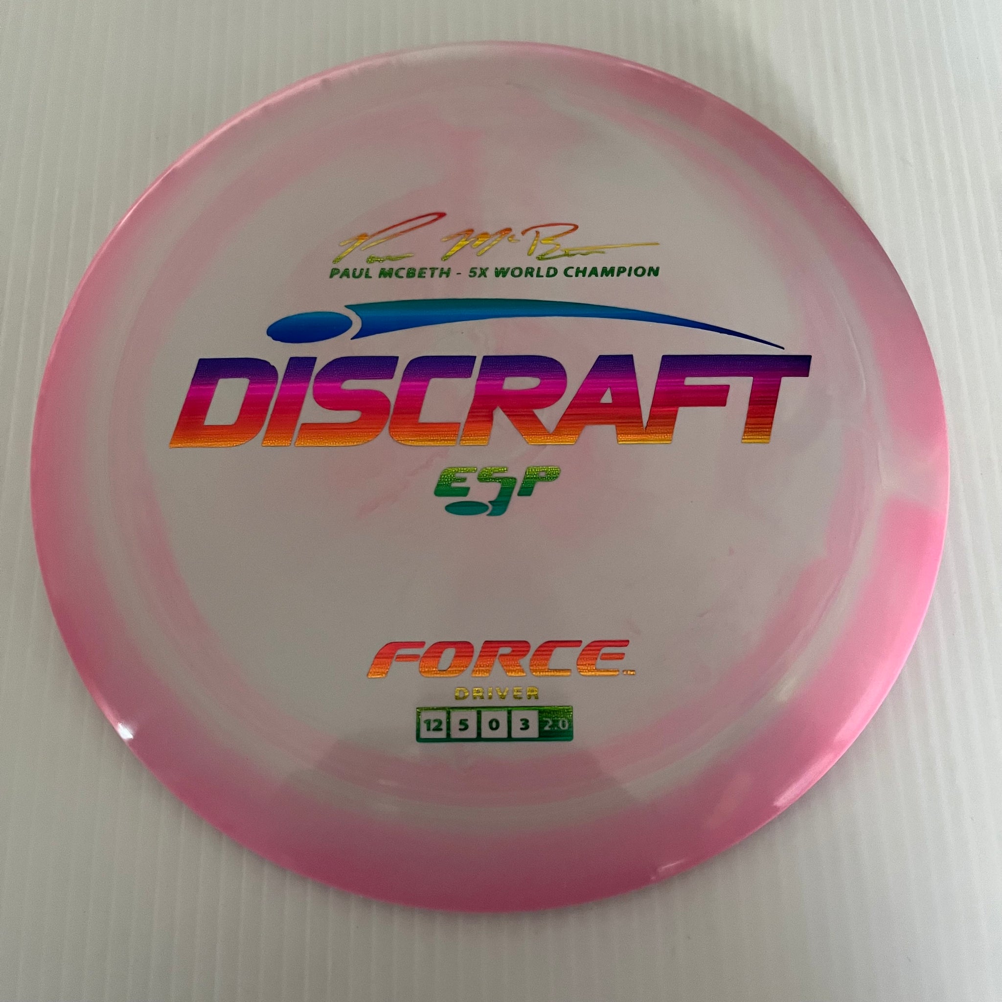Discraft 5x Paul McBeth ESP Force 12/5/0/3 (173-174 grams)