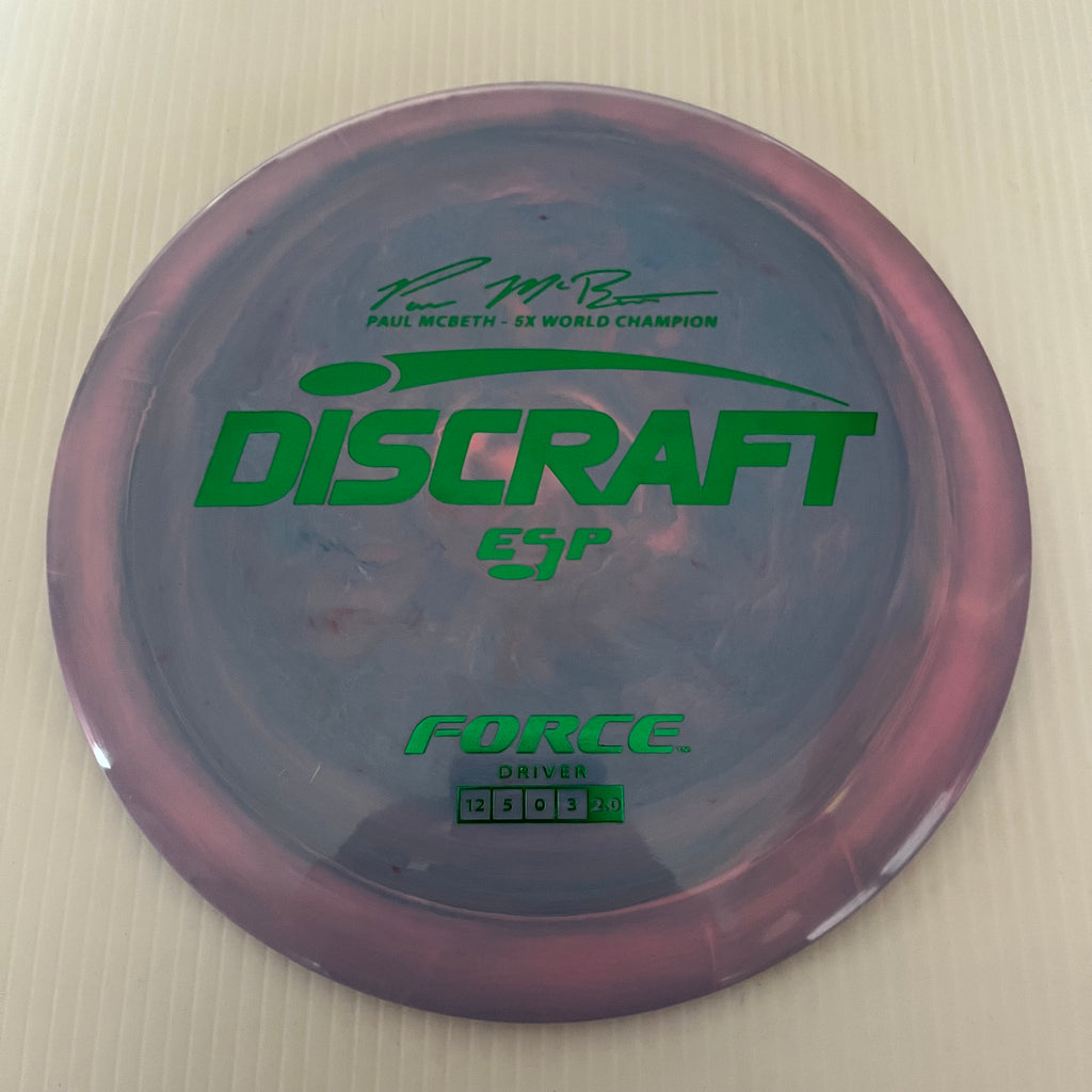 Discraft 5x Paul McBeth ESP Force 12/5/0/3 (173-174 grams)