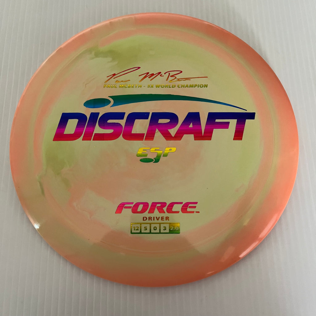 Discraft 5x Paul McBeth ESP Force 12/5/0/3 (173-174 grams)