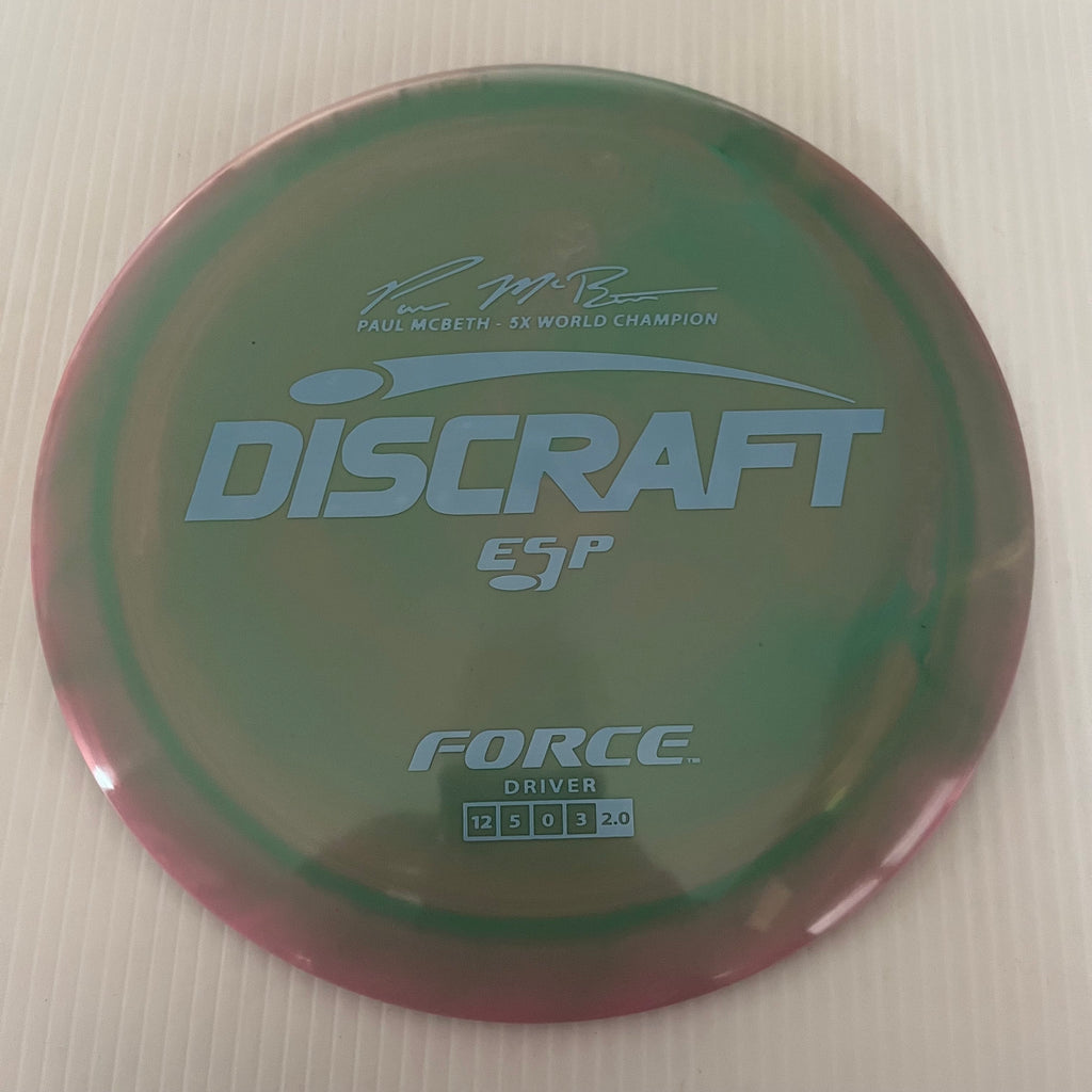 Discraft 5x Paul McBeth ESP Force 12/5/0/3 (173-174 grams)