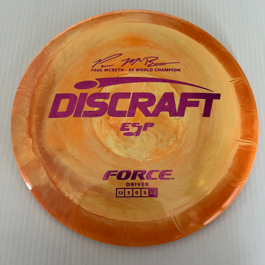 Discraft 5x Paul McBeth ESP Force 12/5/0/3 (173-174 grams)