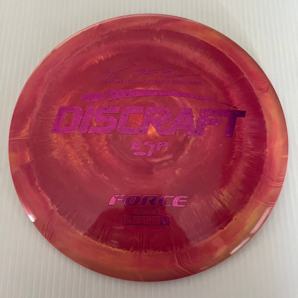 Discraft 5x Paul McBeth ESP Force 12/5/0/3 (173-174 grams)