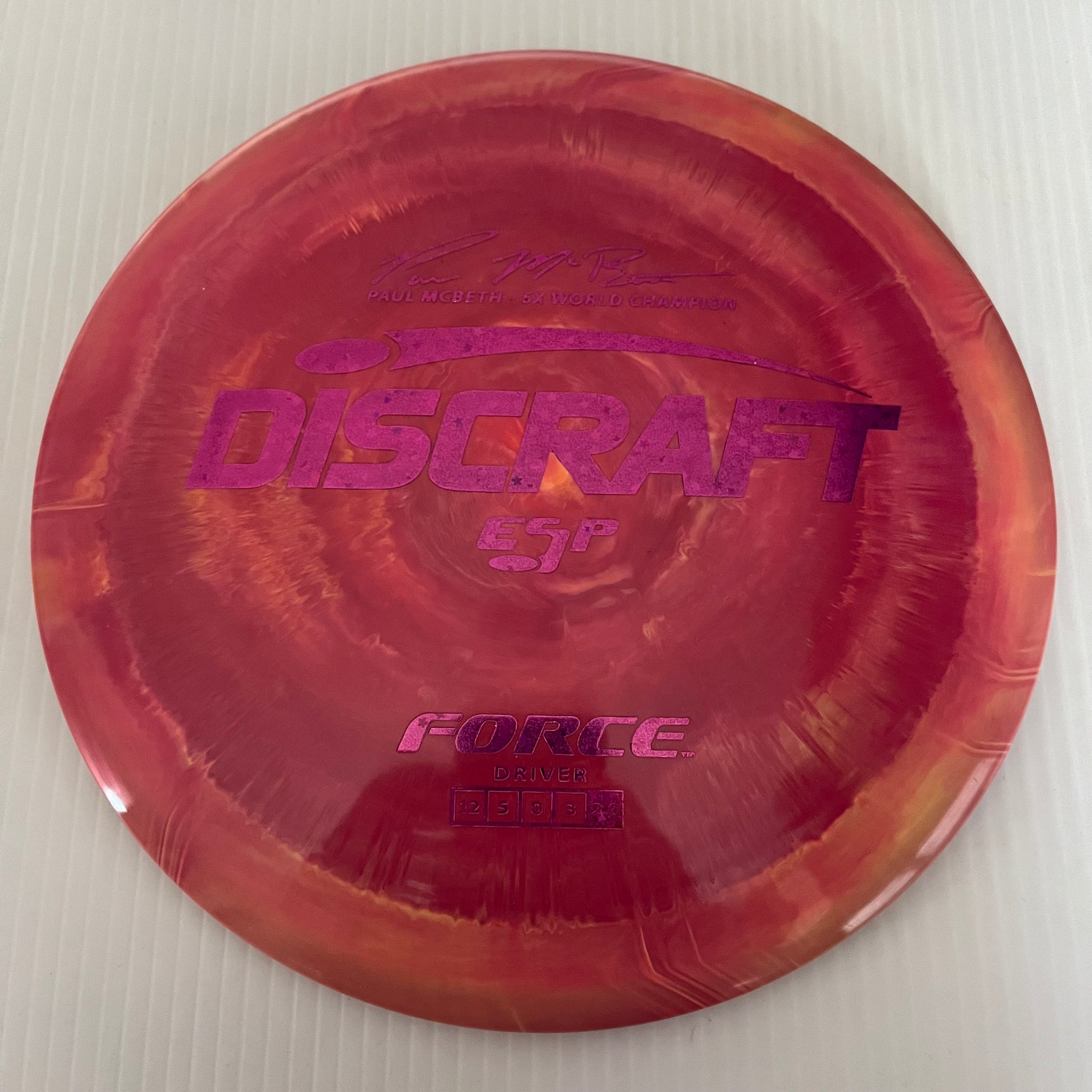 Discraft 5x Paul McBeth ESP Force 12/5/0/3 (173-174 grams)