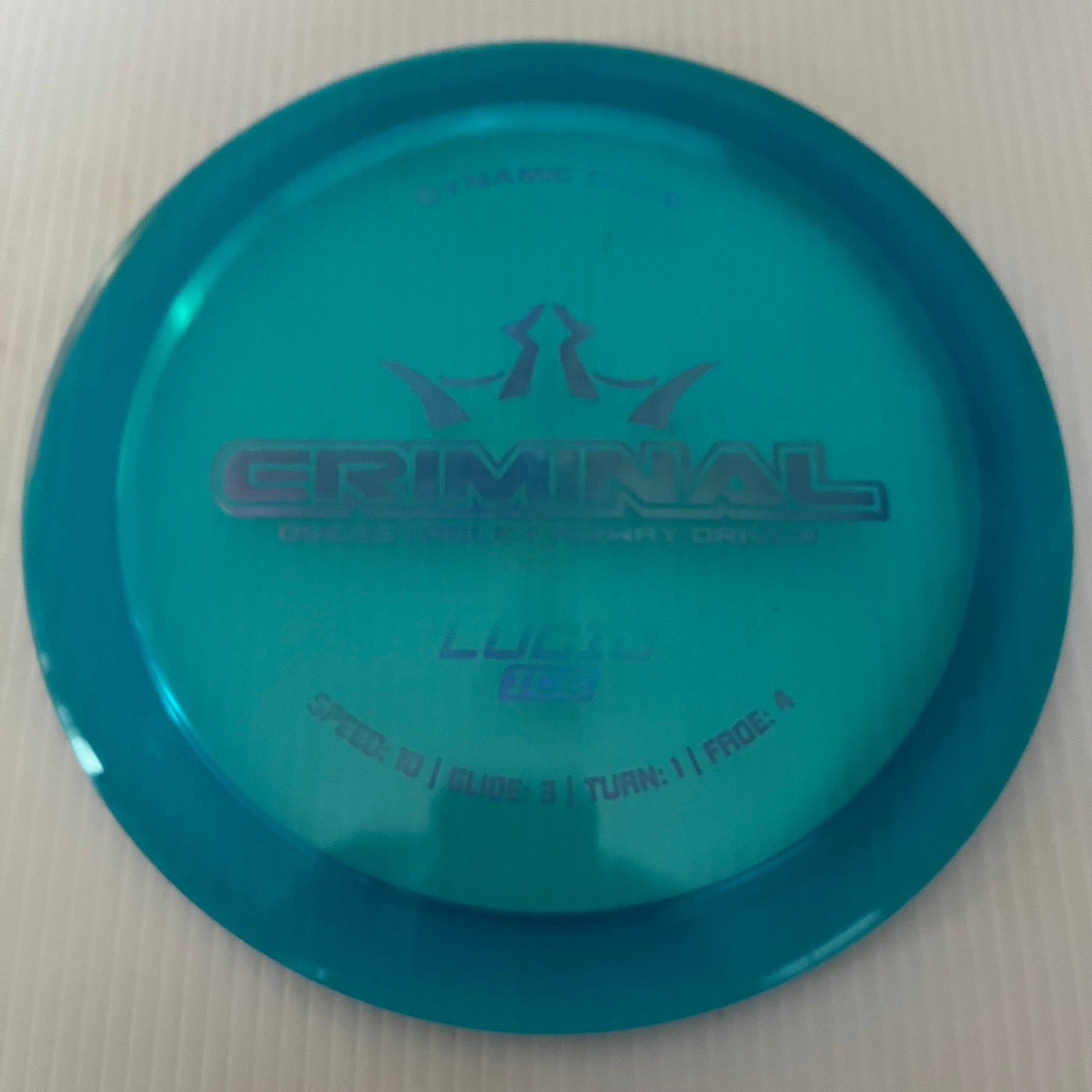 Dynamic Discs Lucid Ice Criminal 10/3/1/4