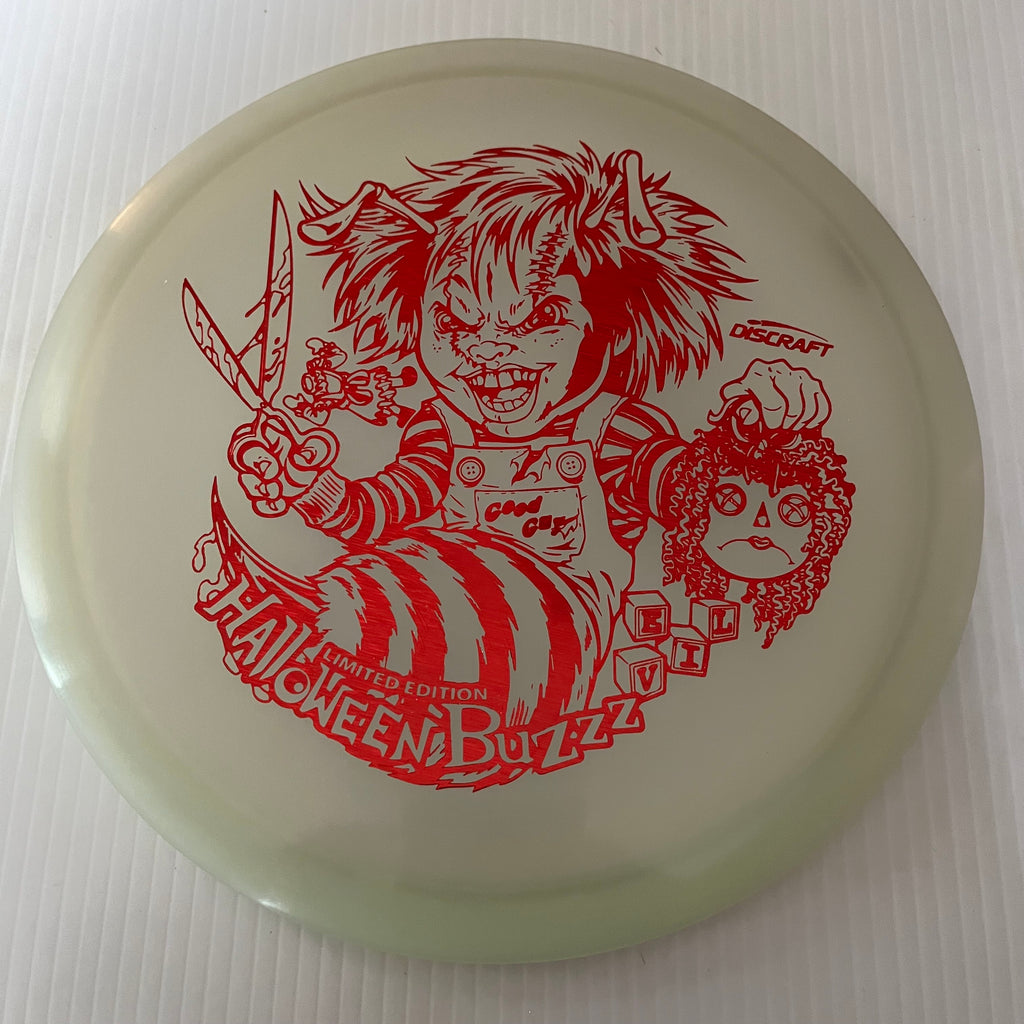 Discraft 2022 Halloween Chucky Themed Glow Z Buzzz 5/4/-1/1