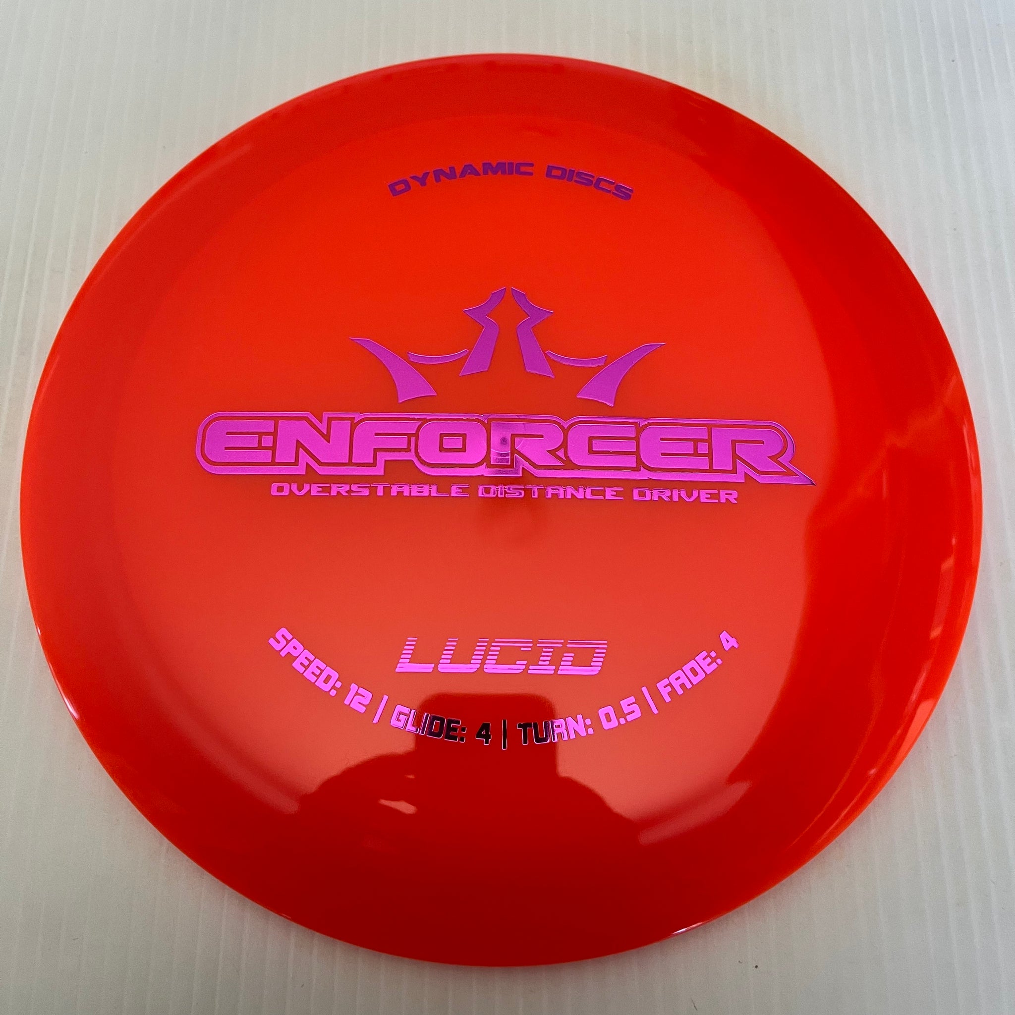 Dynamic Discs Lucid Enforcer 12/4/0.5/4