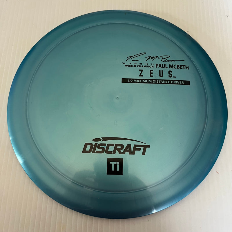 Discraft Paul McBeth Signature Ti Titanium Zeus 12/5/-1/3