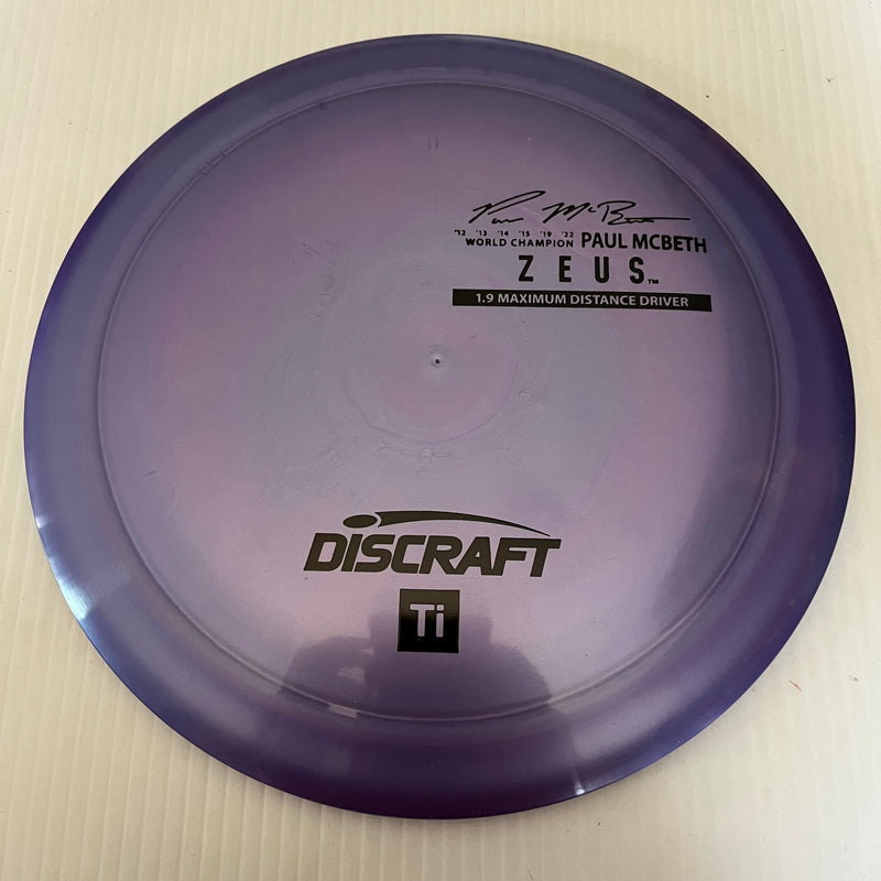 Discraft Paul McBeth Signature Ti Titanium Zeus 12/5/-1/3