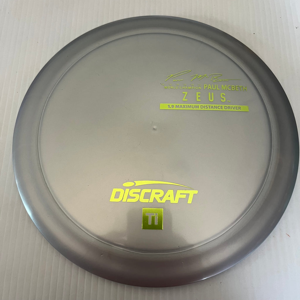 Discraft Paul McBeth Signature Ti Titanium Zeus 12/5/-1/3
